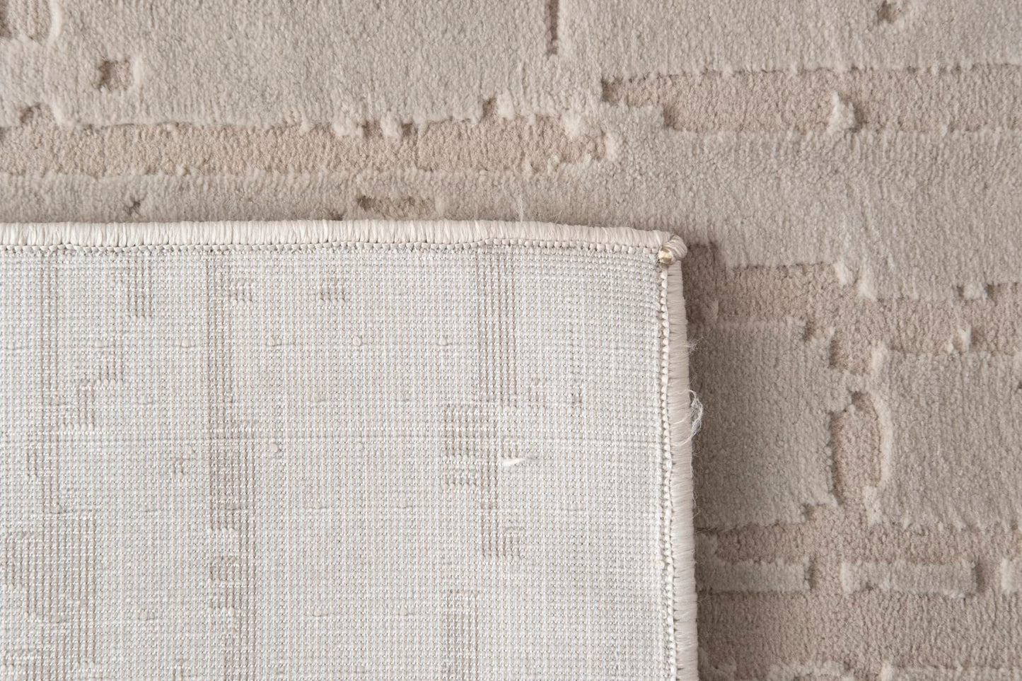 Revival Rugs Ebb 5'x8' Area Rugs for Living Room Bedroom Dining Room - Washable, 100% Recycled, Oeko-TEX Certified, Modern, Medium Pile, Taupe