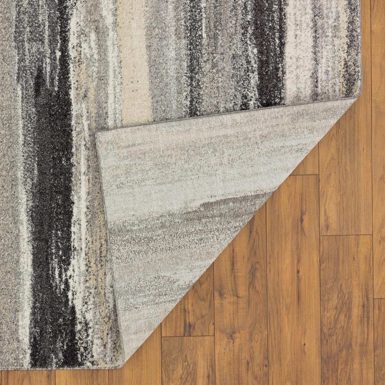 LUXE WEAVERS Modern Abstract Gray 5x7 Area Rug