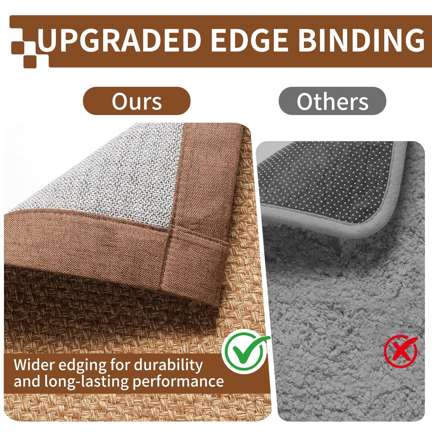 YDKGL Kitchen Runner Hallway Runner Rug Entryway Rugs Floor Mat 2x6 Brown