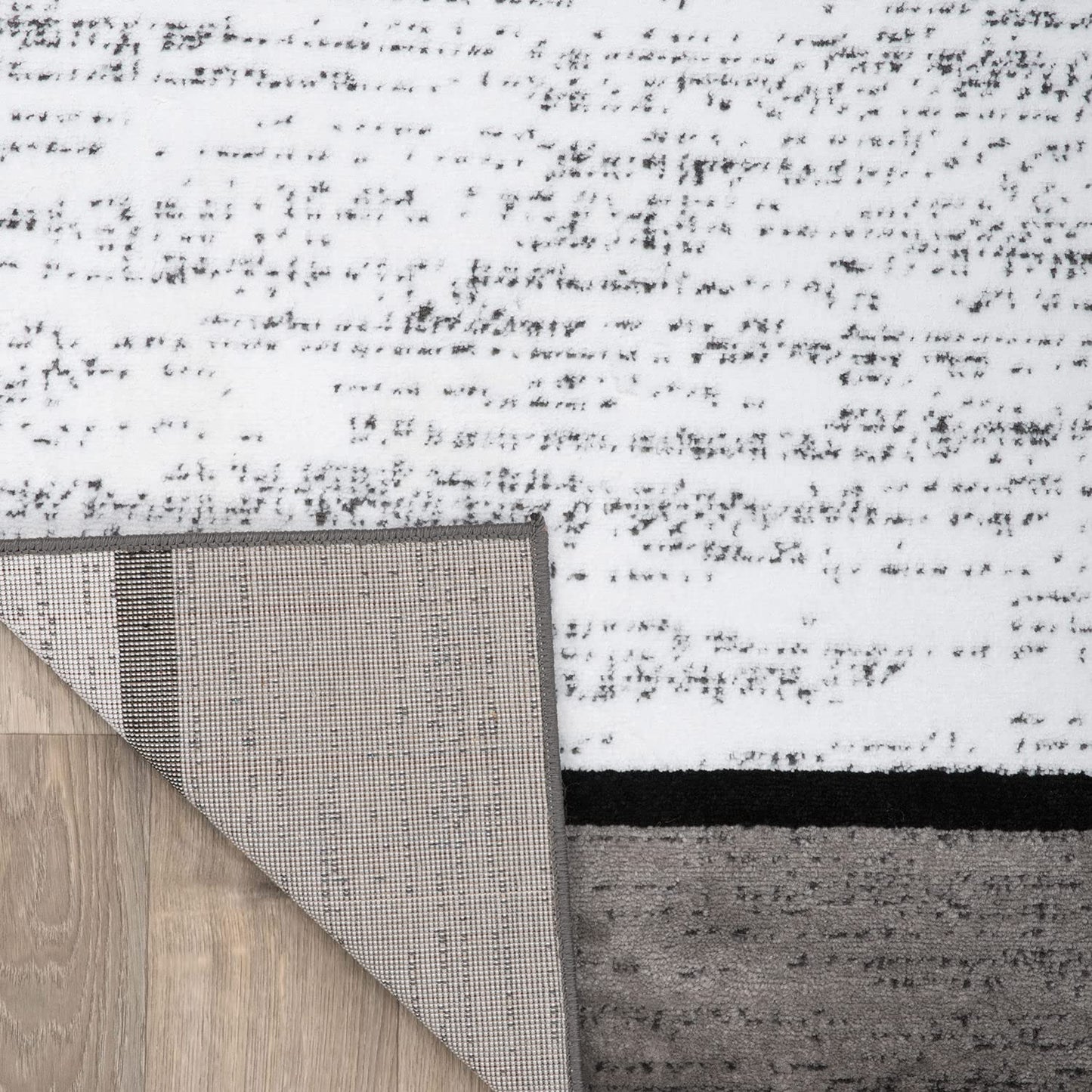 Rugshop Modern Geometric Boxes Blue Area Rug, Non-Shedding Carpet for Bedroom, Office, or Small Living Room, 4' x 6'