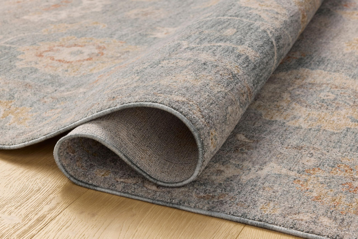 Loloi Chris Loves Julia Louisa Collection LOI-02 Ocean/Sunset 9'-6" x 13'-1", .38" Pile Height, Area Rug