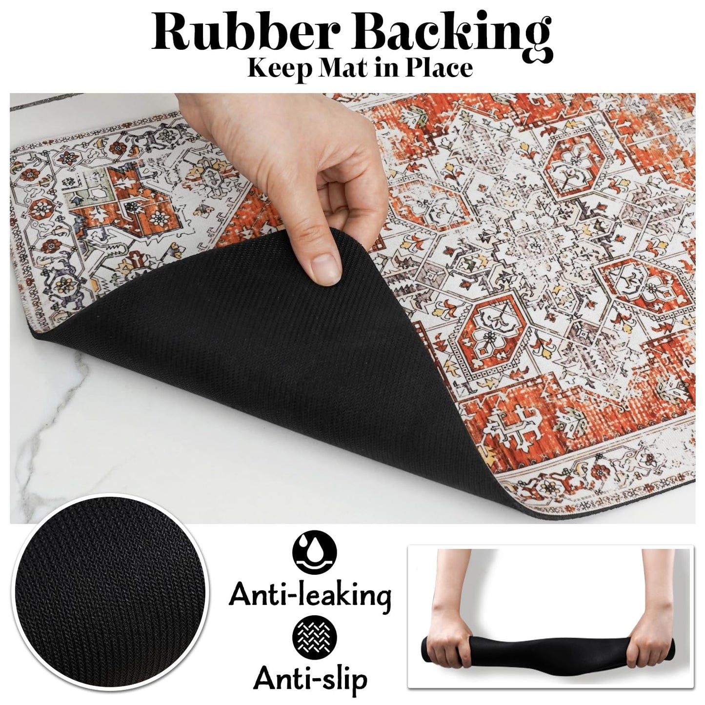 Dog Food Mats for Floors Absorbent, Pet Cat Food Mat - Non Slip Dog Bowl Mats for Food and Water Pet Supplies