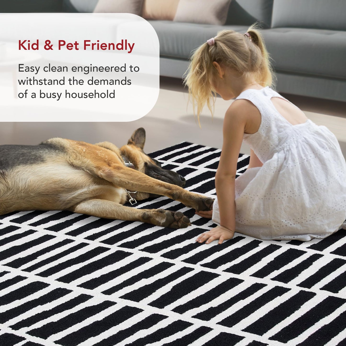nuLOOM Hand Tufted Lemuel Accent Rug, 3x5, Black