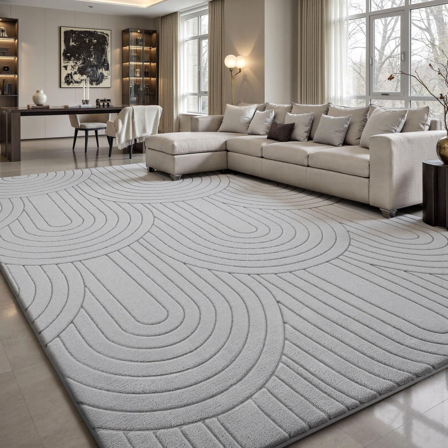 Sour Lemon Area Rugs 9x12 Living Room, Soft Large Area Rug Indoor Modern Carpet for Bedroom, Machine Washable Area Rug Non-Slip Rug Carpet for Kids Home Dorm Under Dining Table Office Decor Aesthetic