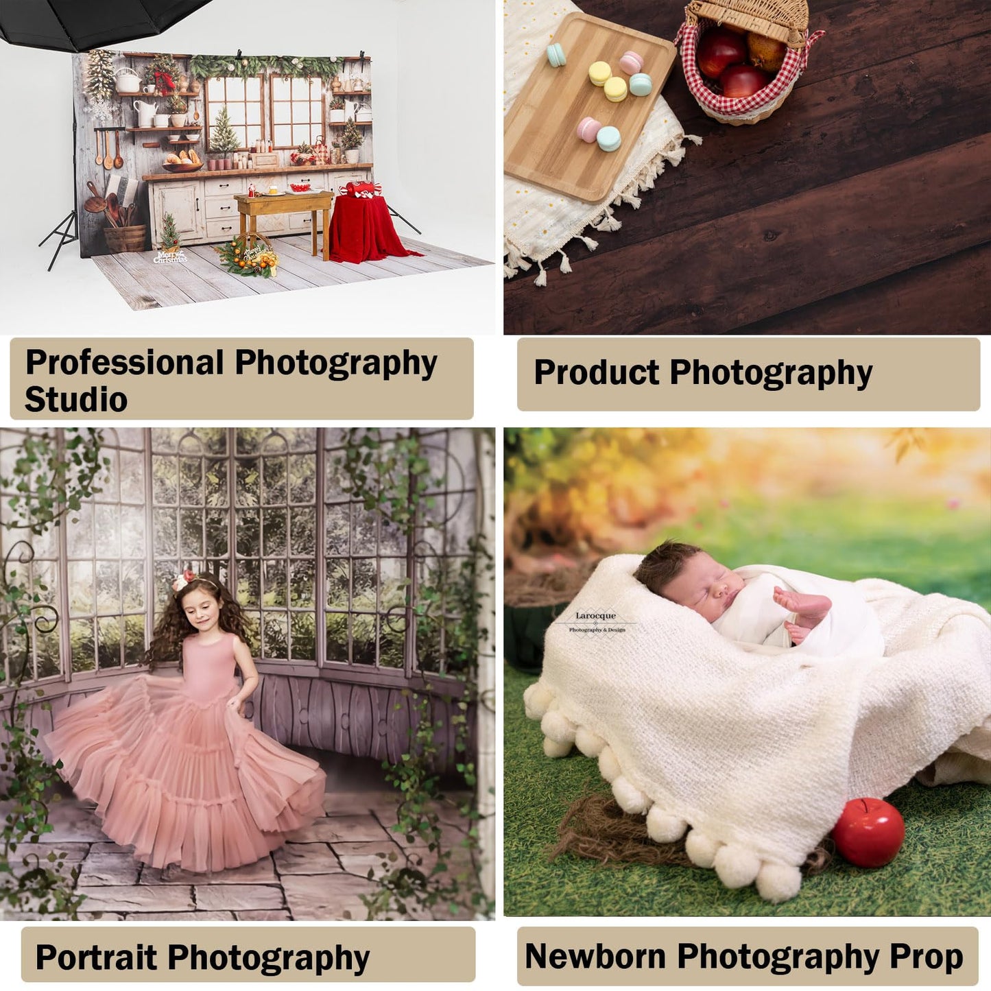 Kate Dark Brown Wood Texture Floor Drop Backdrop Photography Floor Mat Rubber Flooring Mat for Photo Studio Prop Background 5x4ft