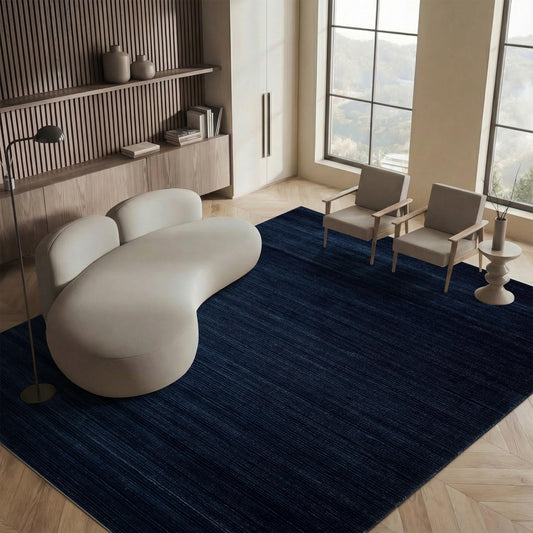 SAFAVIEH Area Rug 6x9 - Vision Collection - Navy, Modern Ombre Design, Non-Shedding & Easy to Clean, Ideal for Living Room, Bedroom, Dining Space (VSN606N)