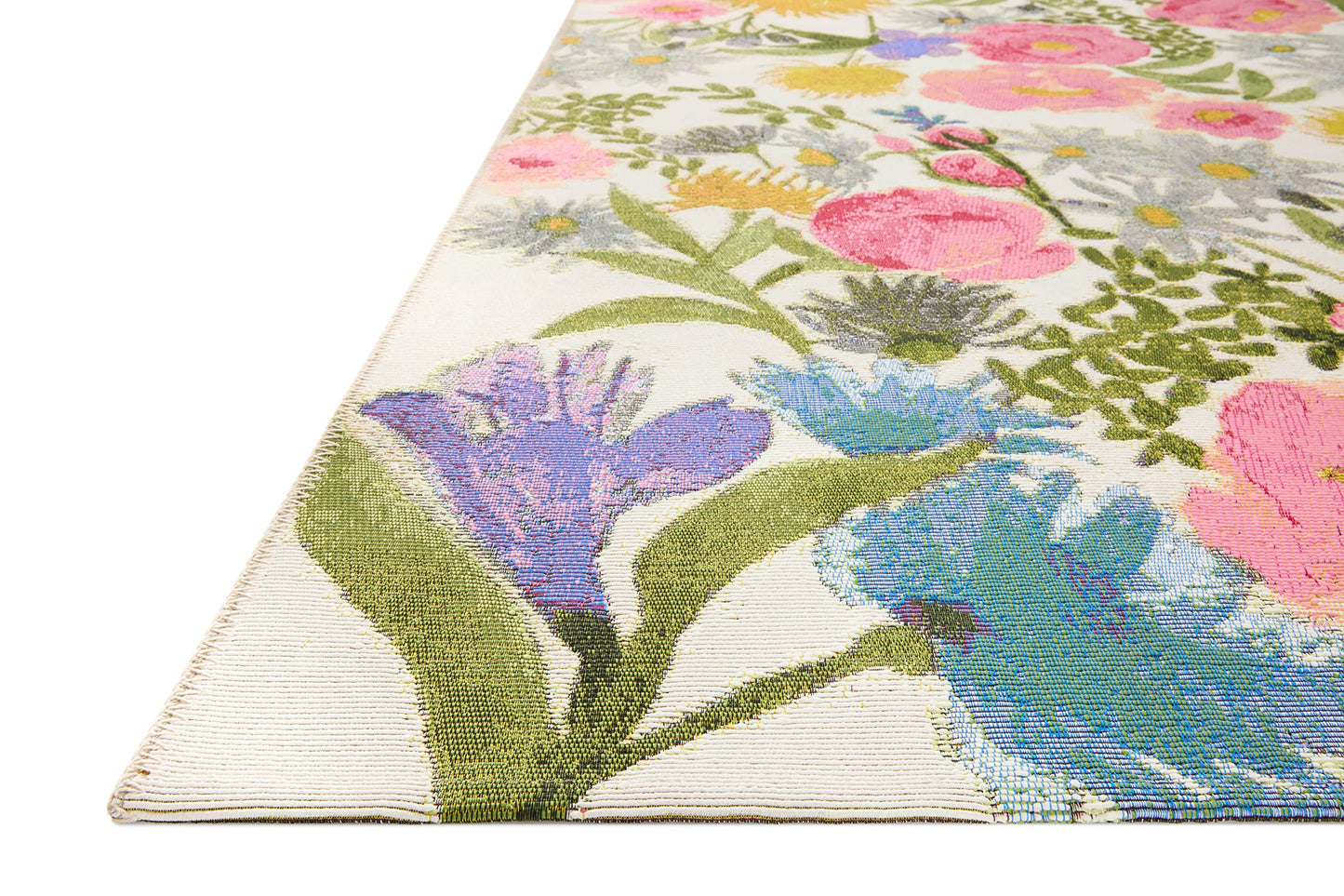 Loloi Botanical Collection BOT-01 Ivory/Multi 3'-11" x 5'-11" Accent Rug