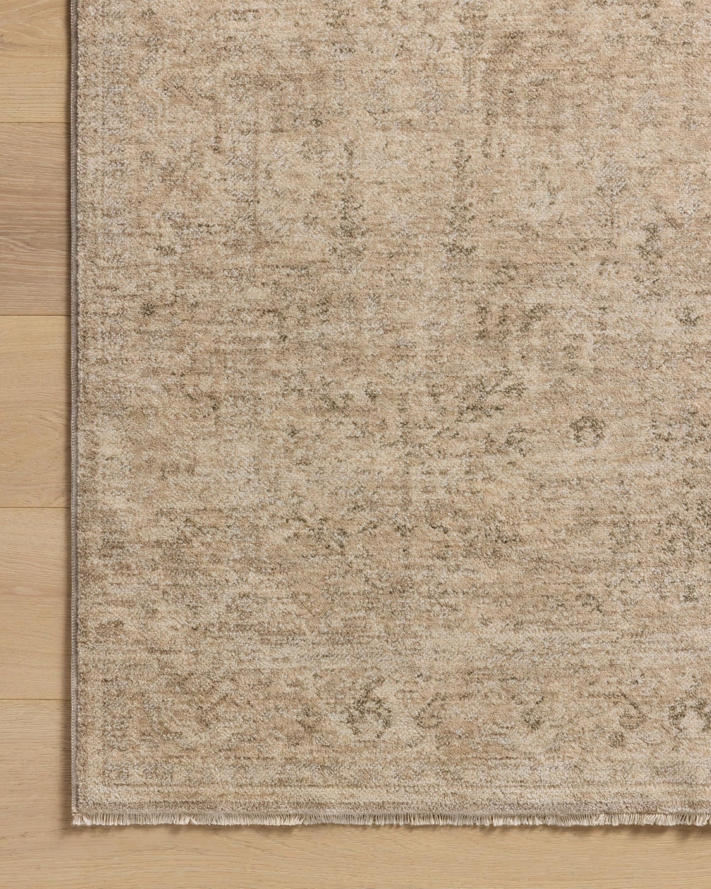 Loloi Magnolia Home by Joanna Gaines Junie Collection JUE-02 Oatmeal/Smoke 11'-6" x 15'-7", .38" Pile Height, Area Rug