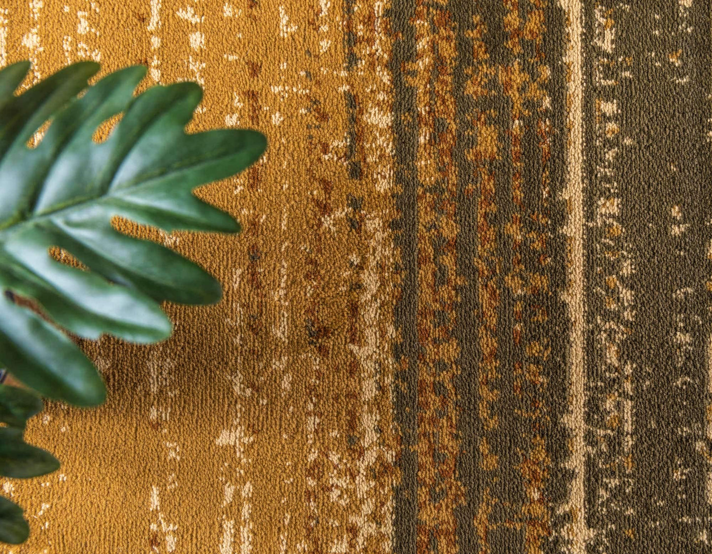 Unique Loom Barista Collection Area Rug - Mundo Nova (4' 1" x 6' 1" Rectangle, Beige/ Blue)