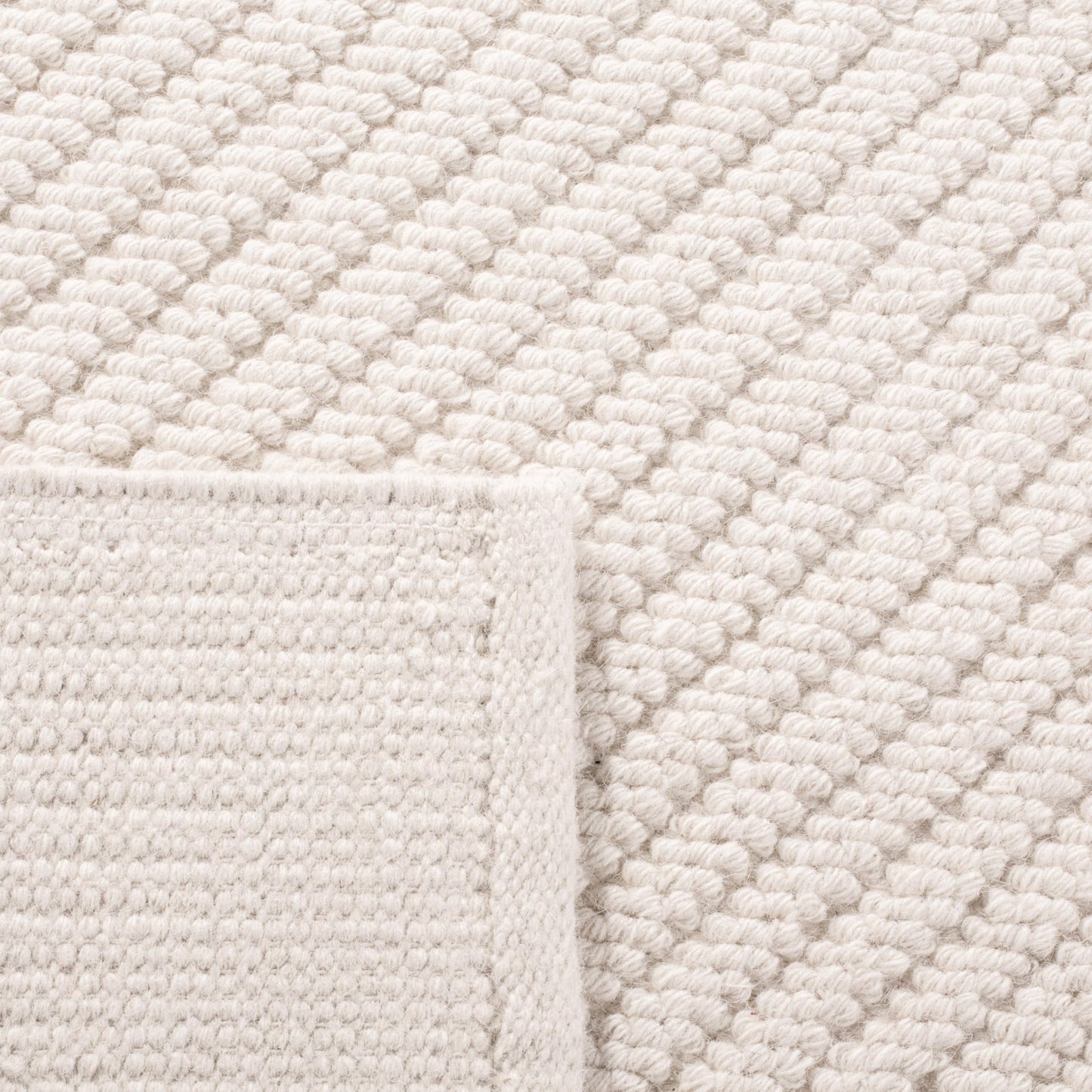 SAFAVIEH Natura Collection 9' x 12' Ivory NAT450A Handmade Wool Living Room Dining Bedroom Area Rug