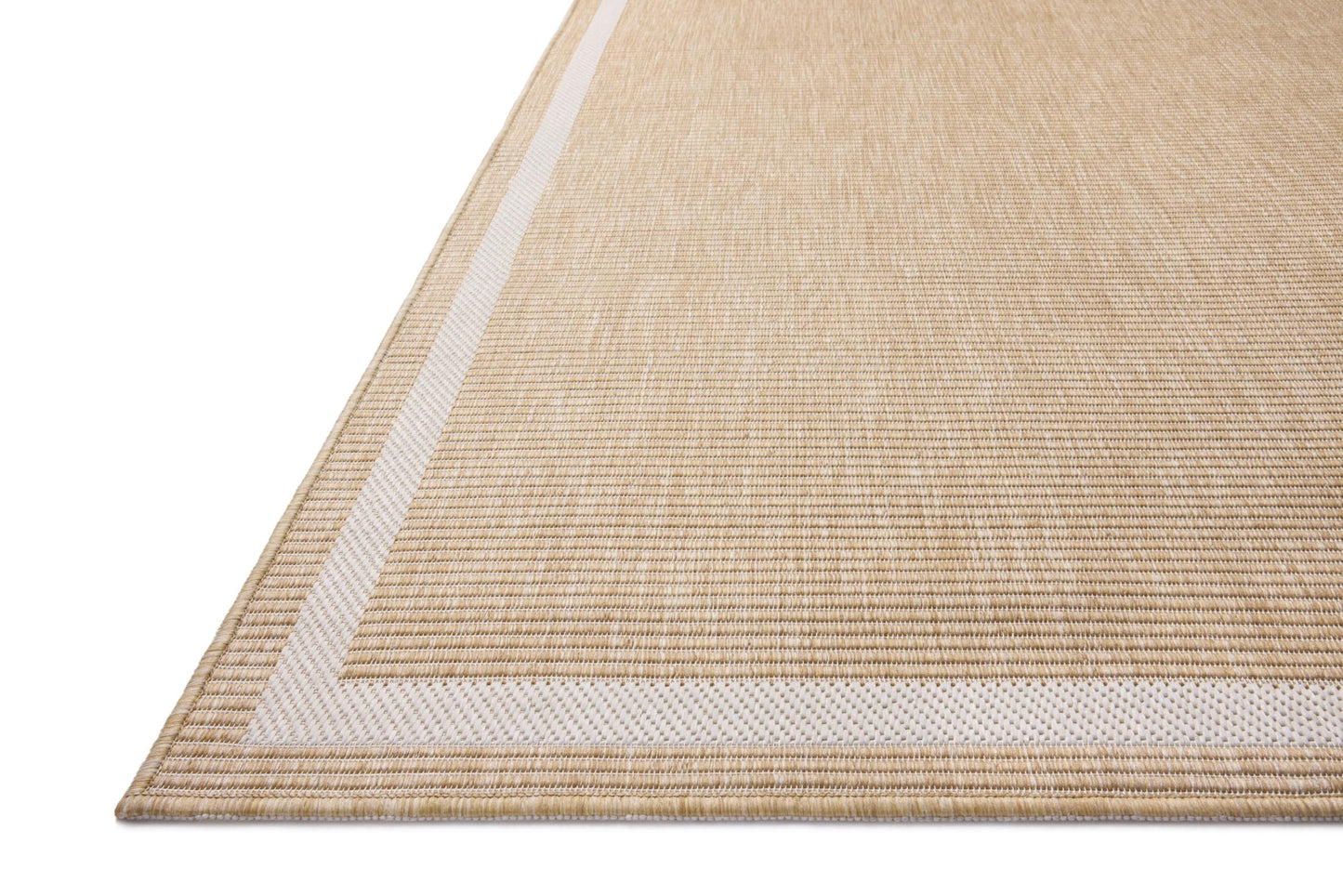 Loloi Easton Collection ESN-05 Wheat/Ivory 5'-3" x 7'-6" Area Rug