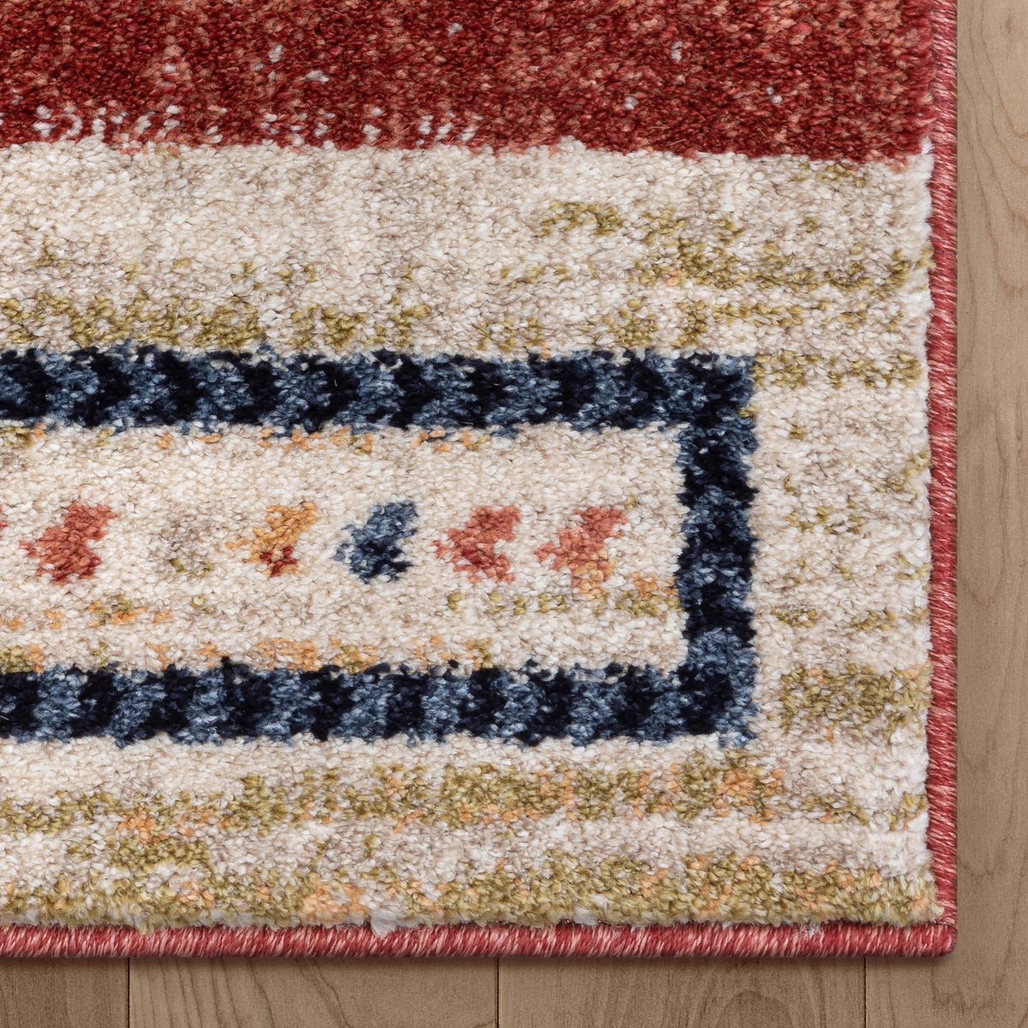 Well Woven Dustin Crimson Southwestern Medallion Area Rug 8x10 (7'10in x 10'6in)