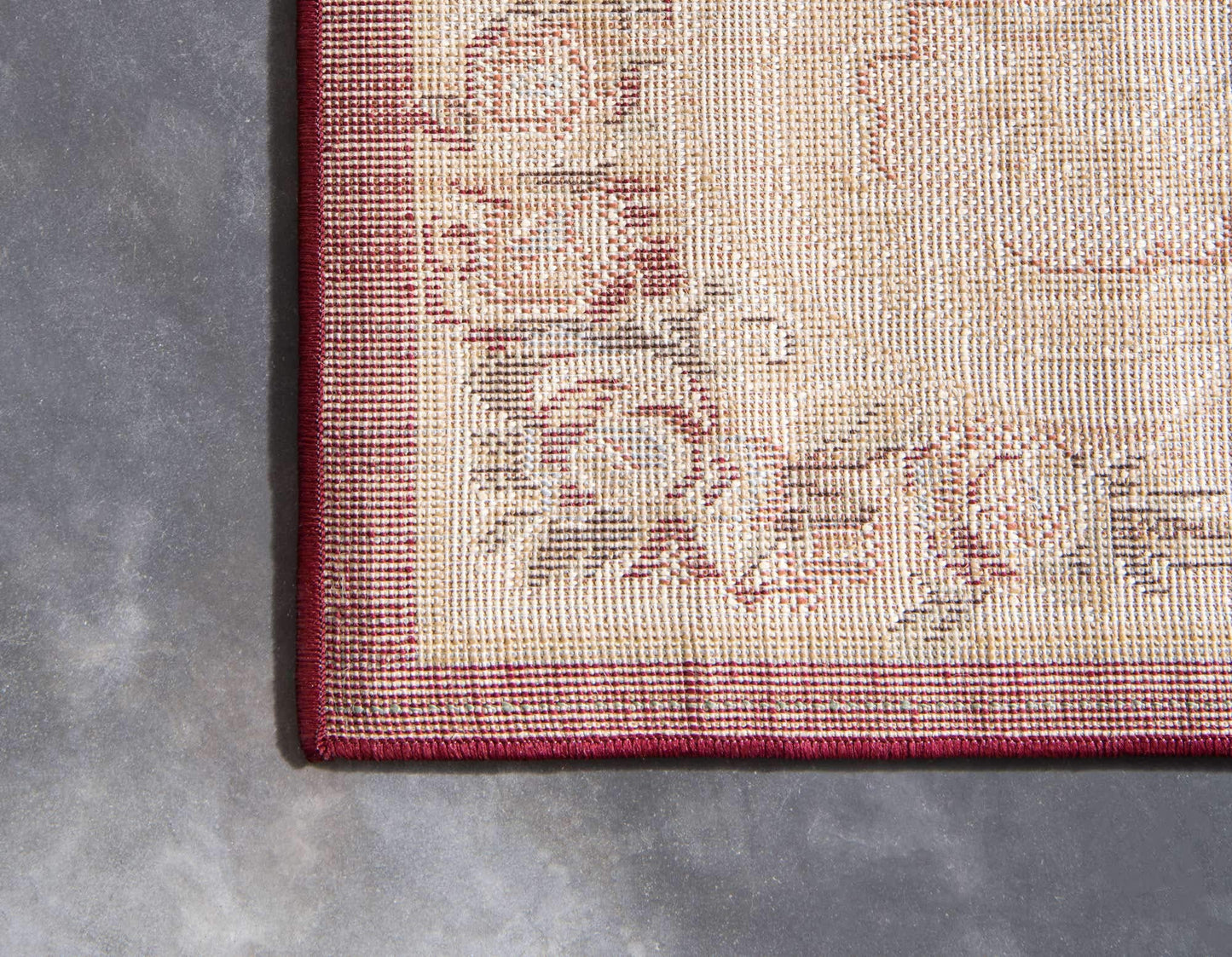 Unique Loom Versailles Collection Traditional Classic Medallion Motif Area Rug (6' 0 x 9' 0 Rectangular, Burgundy/ Ivory)