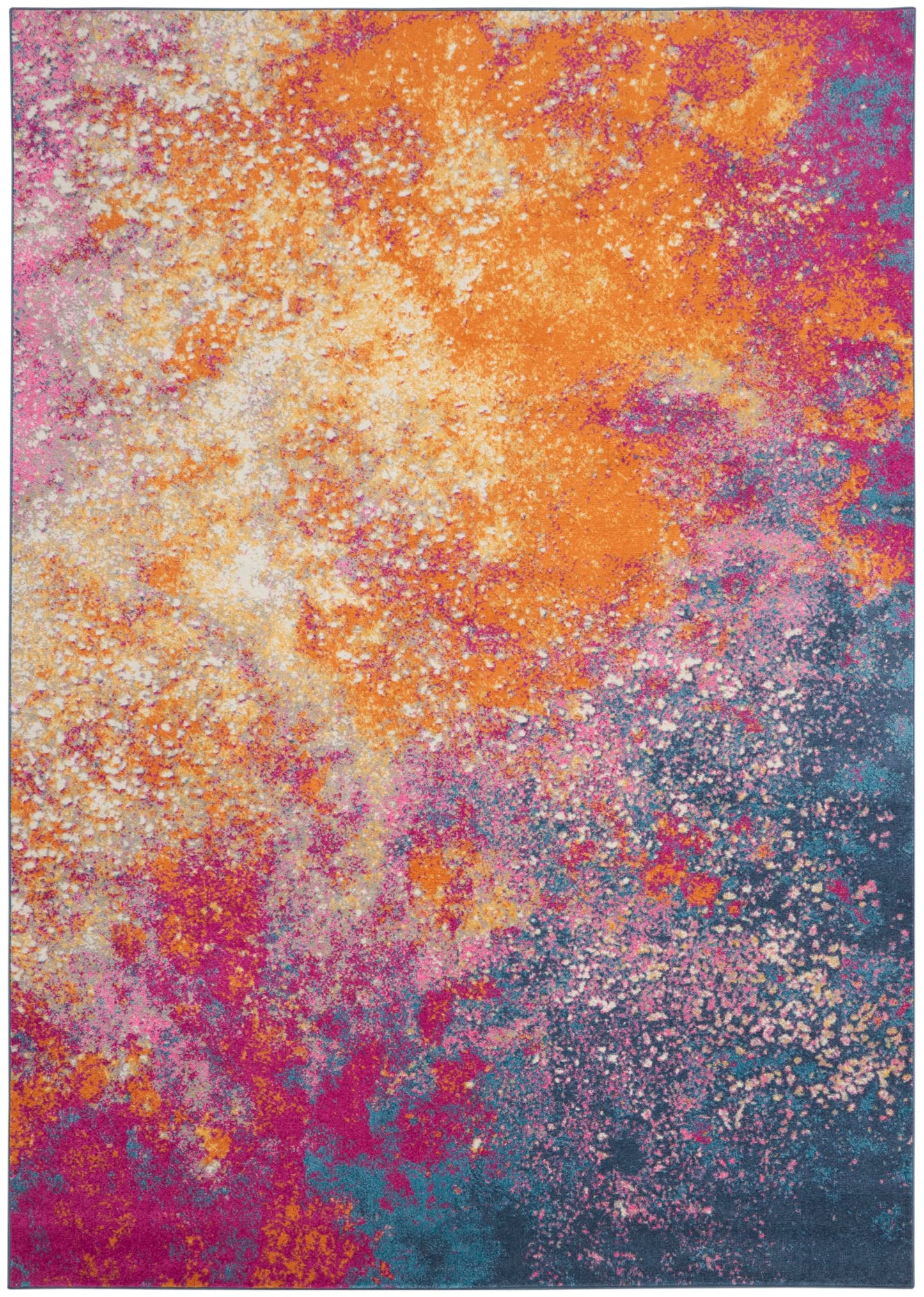 Nourison Home Passion 9' x 12' Multicolor Fabric Modern Area Rug (9' x 12')