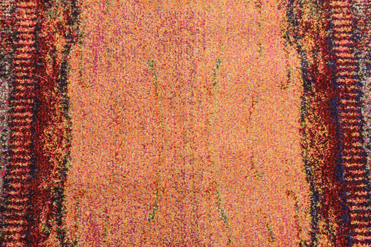 Unique Loom Estrella Collection Rustic, Distressed, Modern, Abstract Area Rug (3' 3 x 5' 3 Rectangular, Orange/Black)