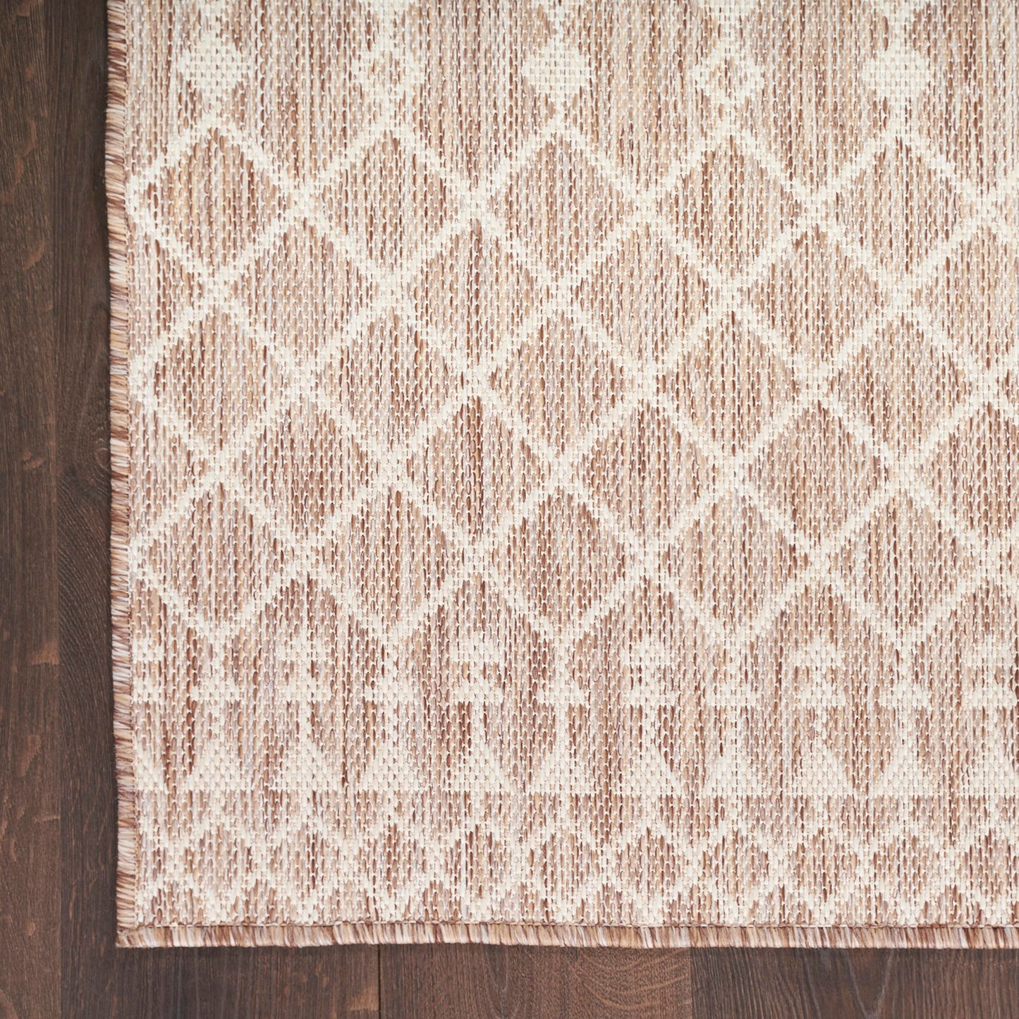 Nourison Home Positano Beige 7' x 10' Area Rug - Easy Clean, Non Shedding, Bed Room, Living Room, Dining Room, Kitchen (7' x 10')