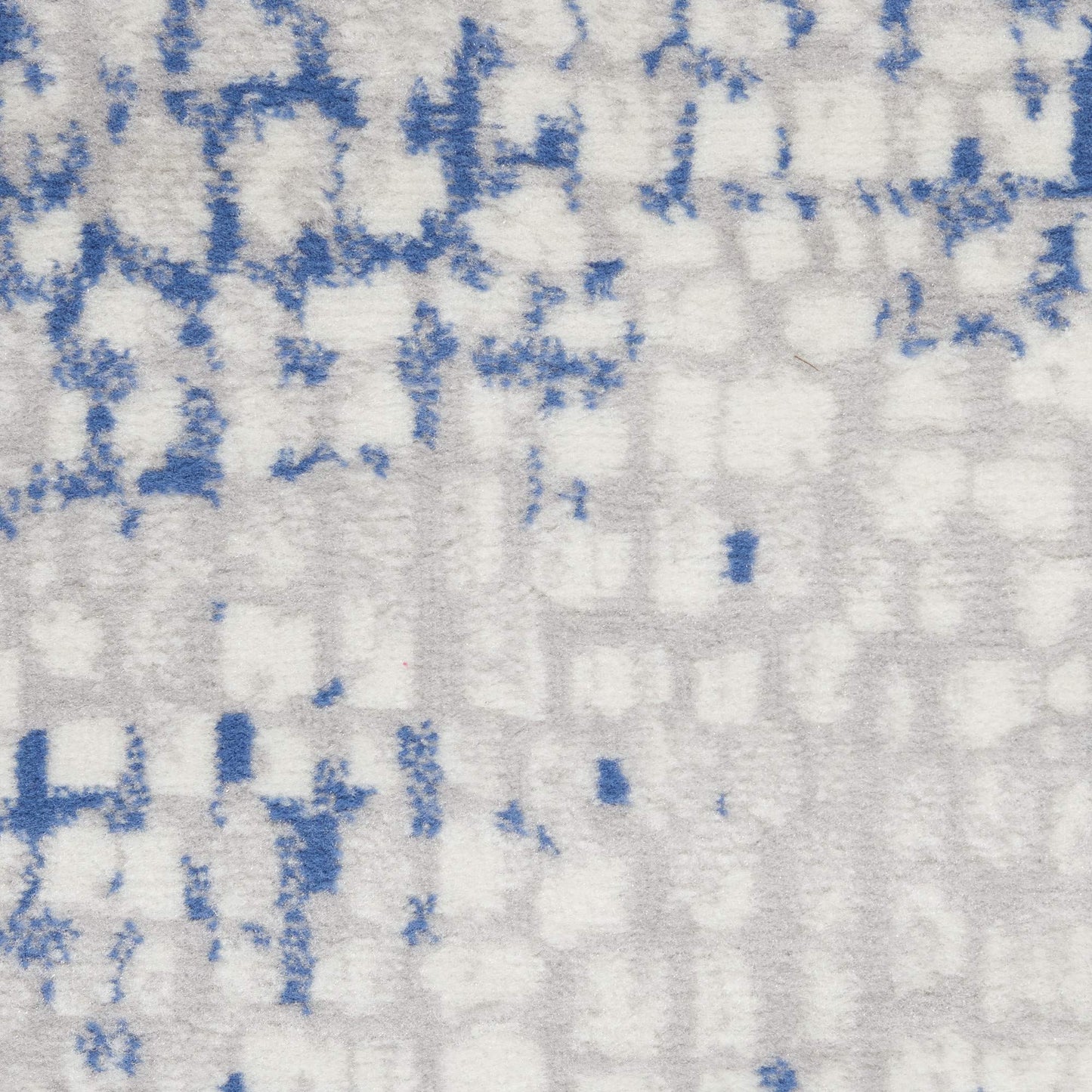 Nourison Home Whimsicle Abstract Grey Blue 7' x 10' Area Rug, Easy Cleaning, Non Shedding, Bed Room, Living Room, Dining Room, Kitchen (7x10)