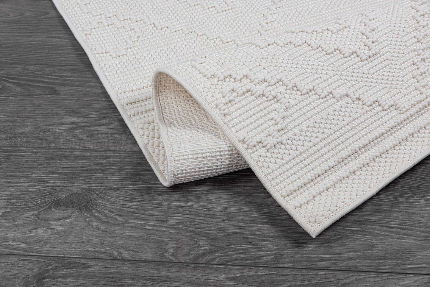 Beverly Rug Micro Loop Area Rug White 8x10 Modern Luxury Soft Boho Geometric Durable Indoor Area Rugs for Living Dining Room Office Stain Resistant Non Shedding Casual Indoor Carpet White 8 x 10