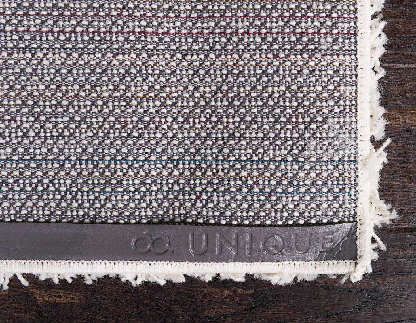 Unique Loom Solid Shag Collection Area Rug (6' 1" x 9' Rectangle, Pure Ivory)