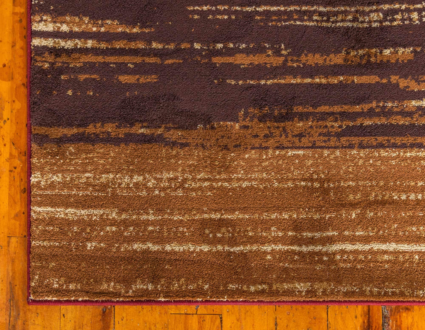 Unique Loom Barista Collection Area Rug - Mundo Nova (4' 1" x 6' 1" Rectangle, Beige/ Blue)