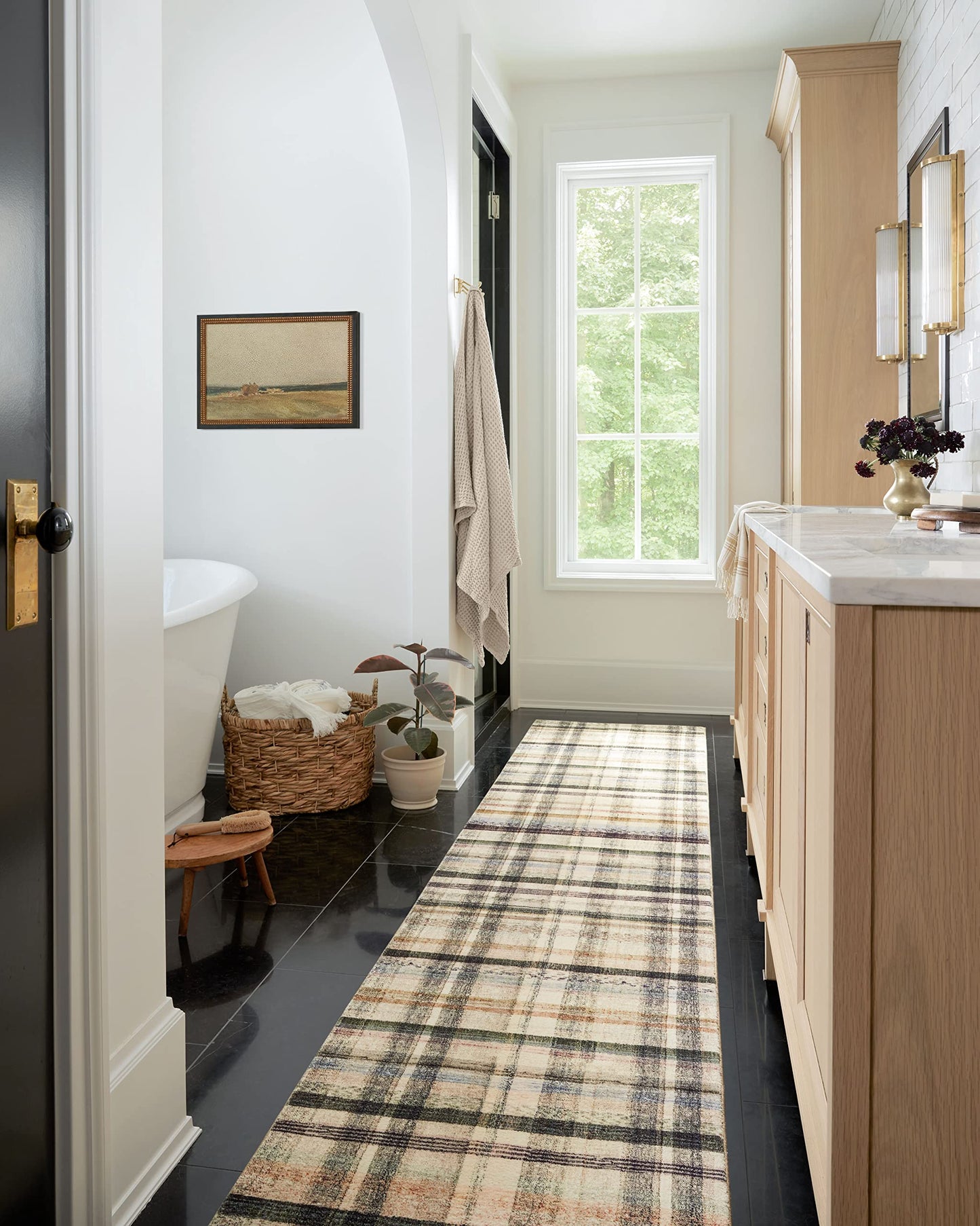 Loloi Chris Loves Julia Humphrey Collection HUM-02 Ivory/Multi 7'-3'' x 9'-3'' .38" Pile Height, Area Rug feat. CloudPile