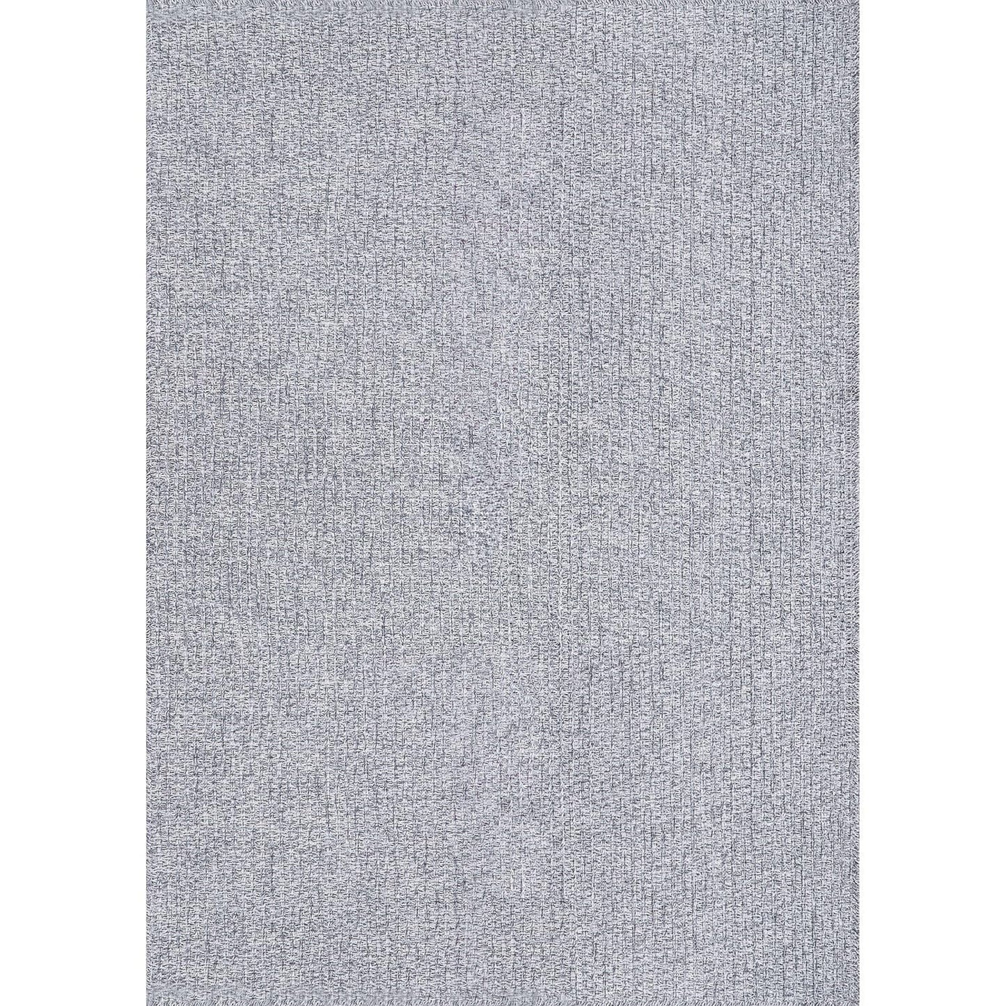 Luul Home Easy Jute Rugs 5x7 Gray Color Living Room Indoor Outdoor Area Rug for Farmhouse Patio and Kitchen Rug High Traffic Washable Easy to Clean Solid Boho Woven Design Outside Carpet (5 x 7)