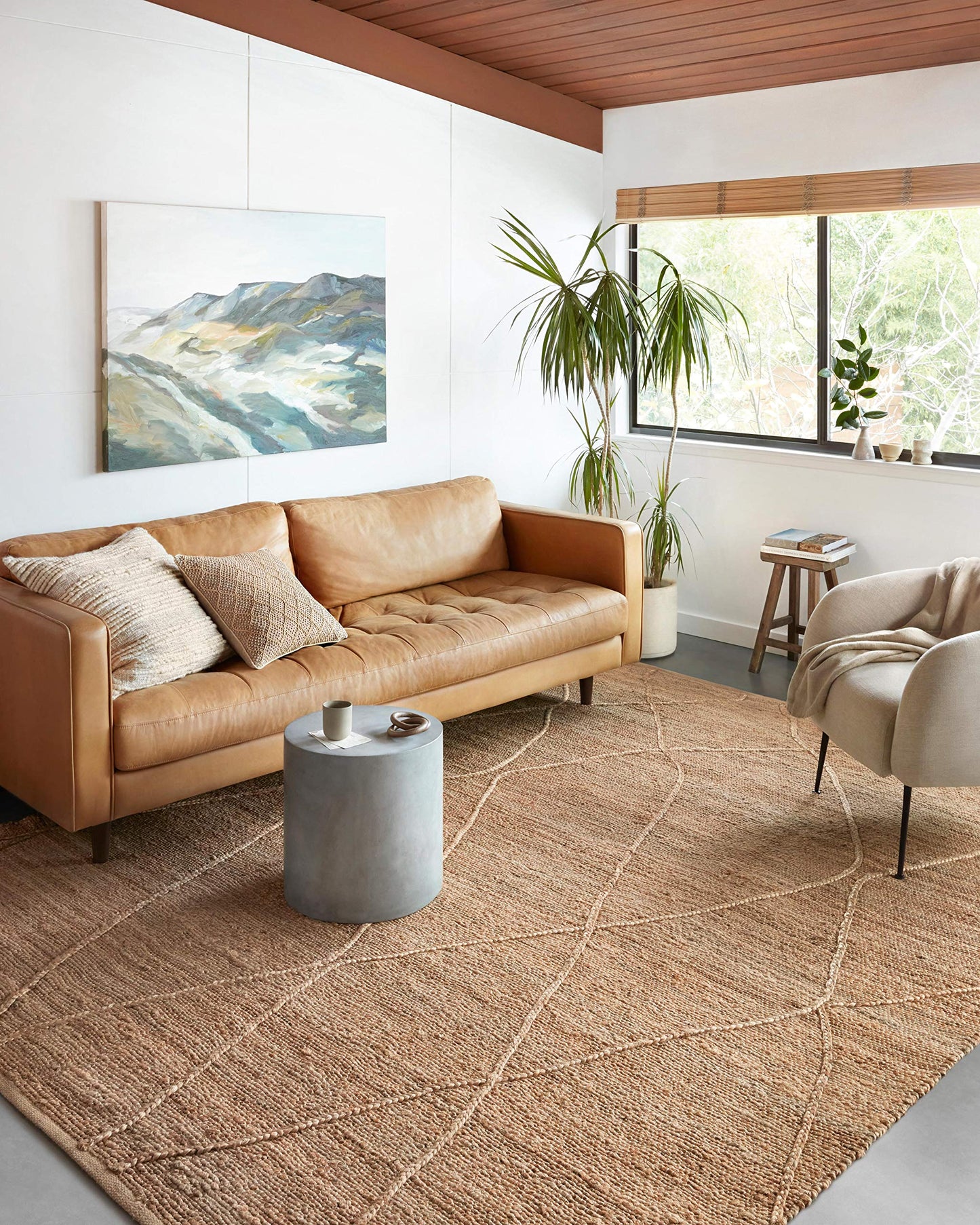 Loloi Bodhi Collection BOD-05 Natural/Natural 5'-0" x 7'-6" Area Rug