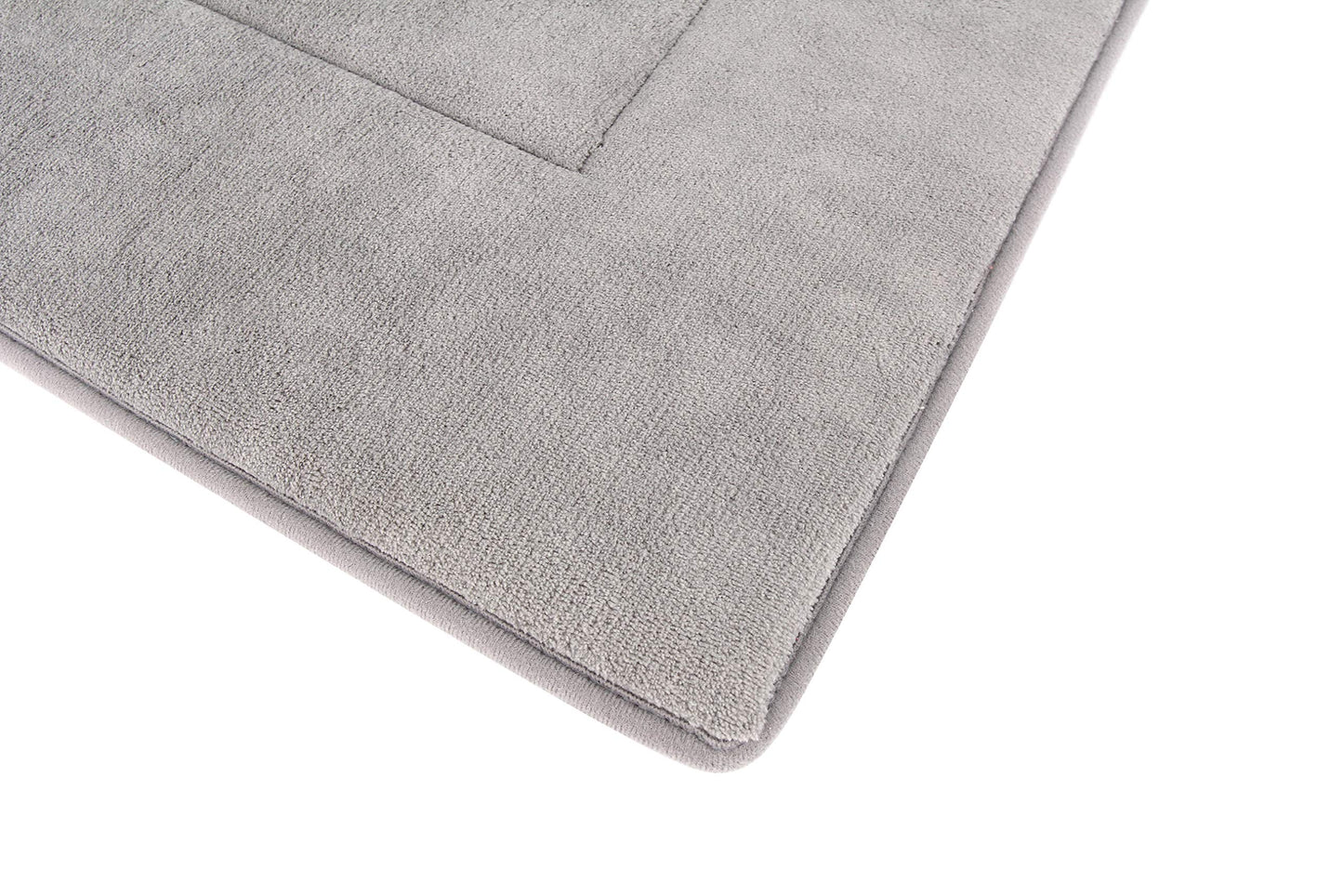 Fabbrica Home Ultra-Soft High Density Memory Foam Runner (21in x 34in) Grey