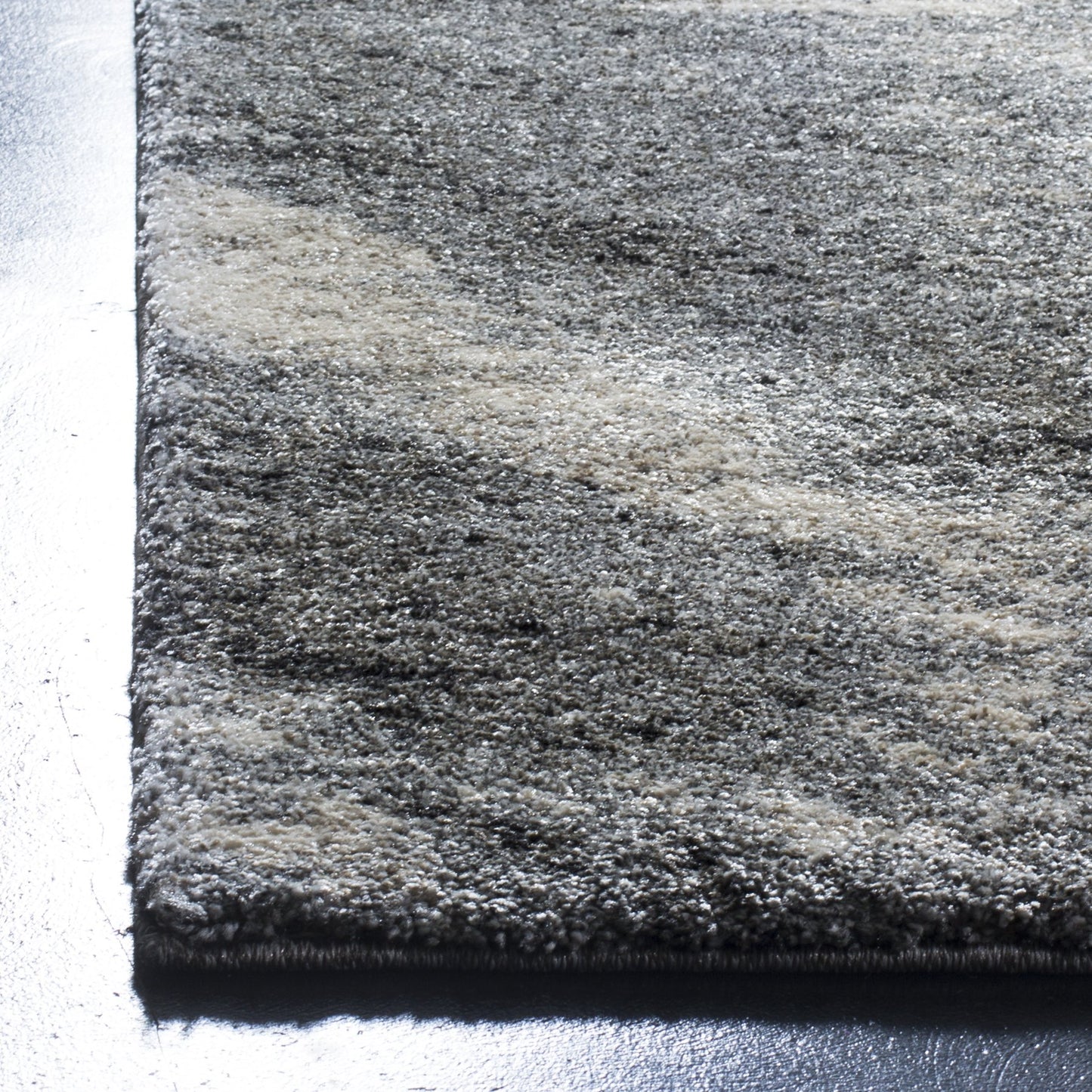 SAFAVIEH Retro Collection Area Rug - 9' x 12', Grey & Ivory, Modern Abstract Design, Non-Shedding & Easy Care, Ideal for High Traffic Areas in Living Room, Bedroom (RET2891-8012)