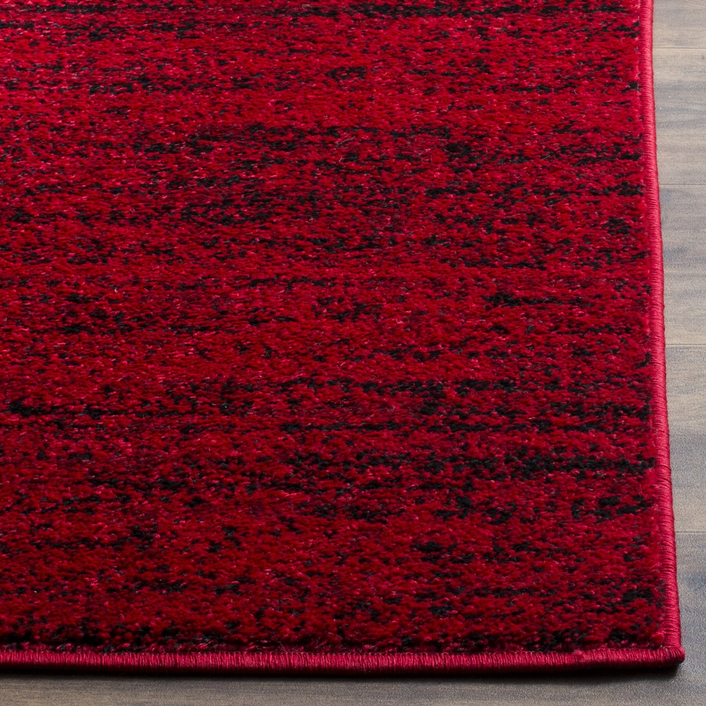 SAFAVIEH Adirondack Collection Accent Rug - 3' x 5', Red & Black, Modern Abstract Design, Non-Shedding & Easy Care, Ideal for High Traffic Areas in Entryway, Living Room, Bedroom (ADR117F)
