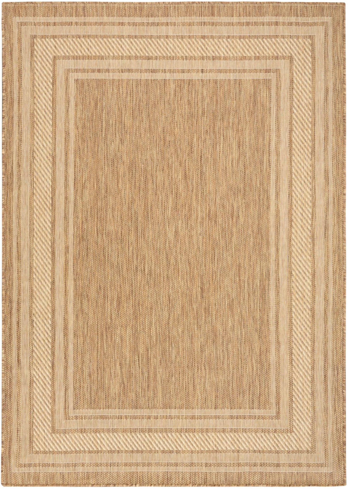 Nourison Home Horizon Indoor/Outdoor Natural 6' x 9' Area Rug - Easy Clean, Non Shedding, Bed Room, Living Room, Dining Room, Kitchen (6' x 9')