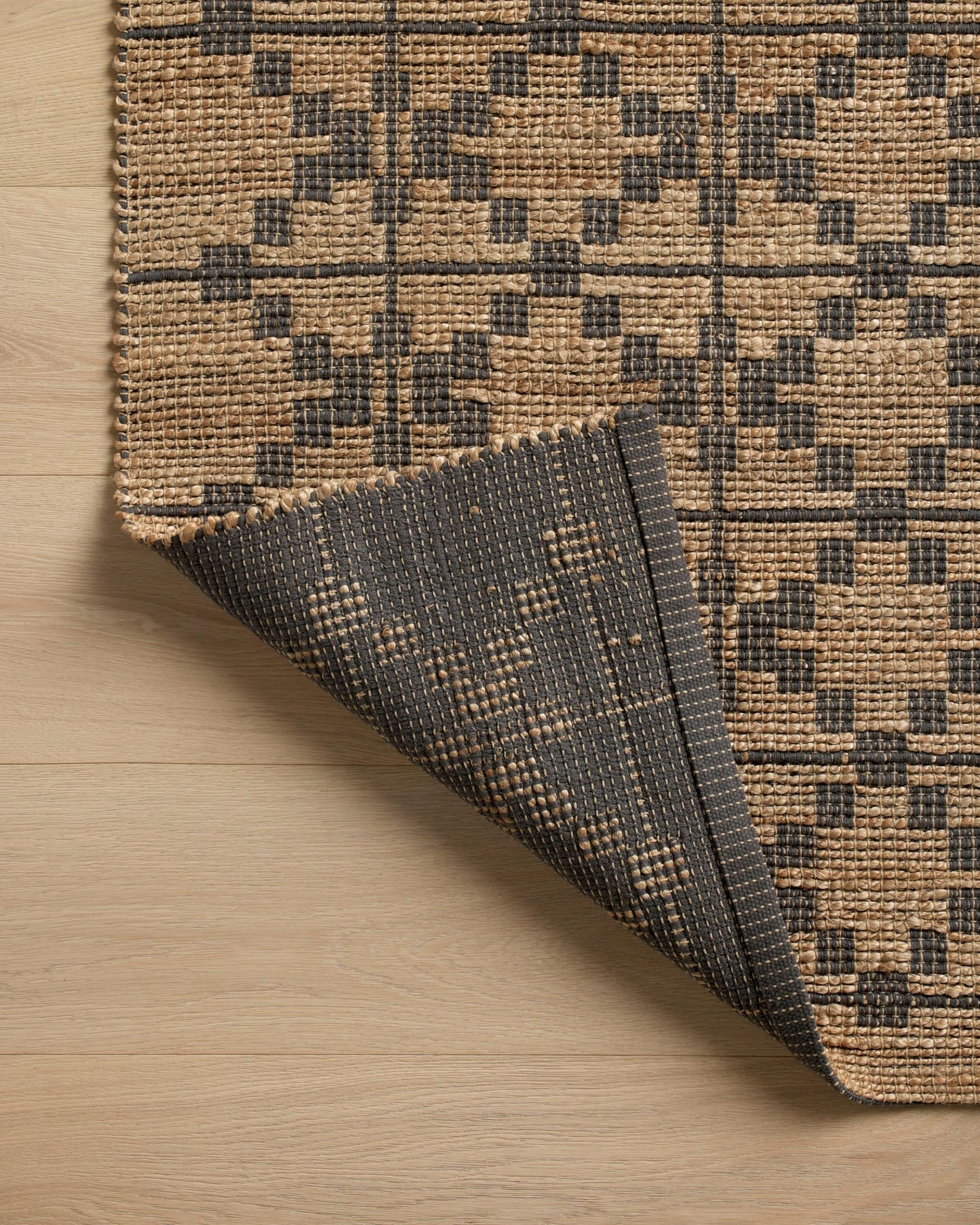 Loloi Chris Loves Julia Judy Collection JUD-05 Natural/Graphite 5'-0" x 7'-6" Area Rug