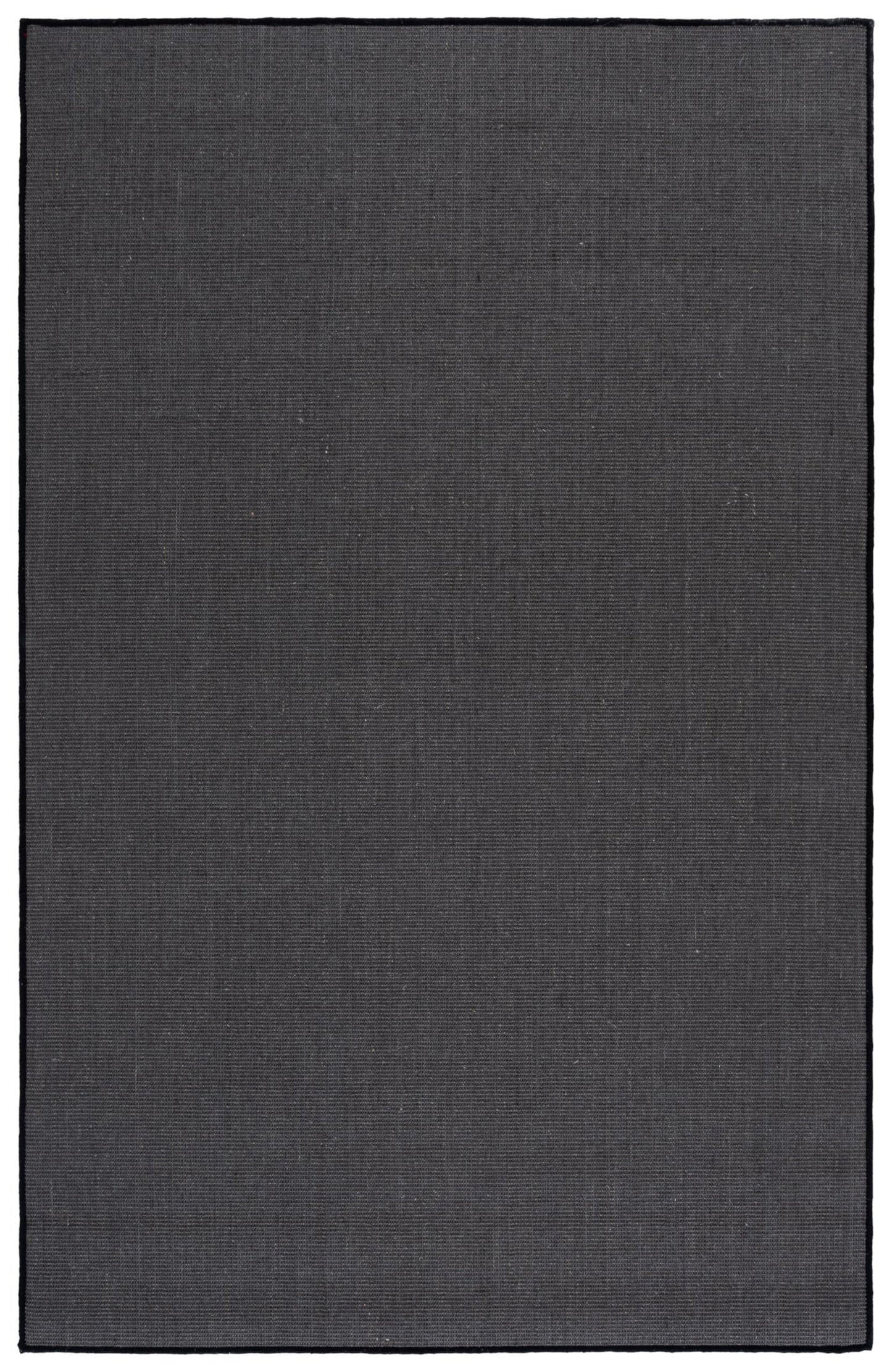 SAFAVIEH Area Rug 4x6 - Natural Fiber Collection - Charcoal & Charcoal, Sisal, Ideal for Living Room, Bedroom, Dining Space (NFPS441D)