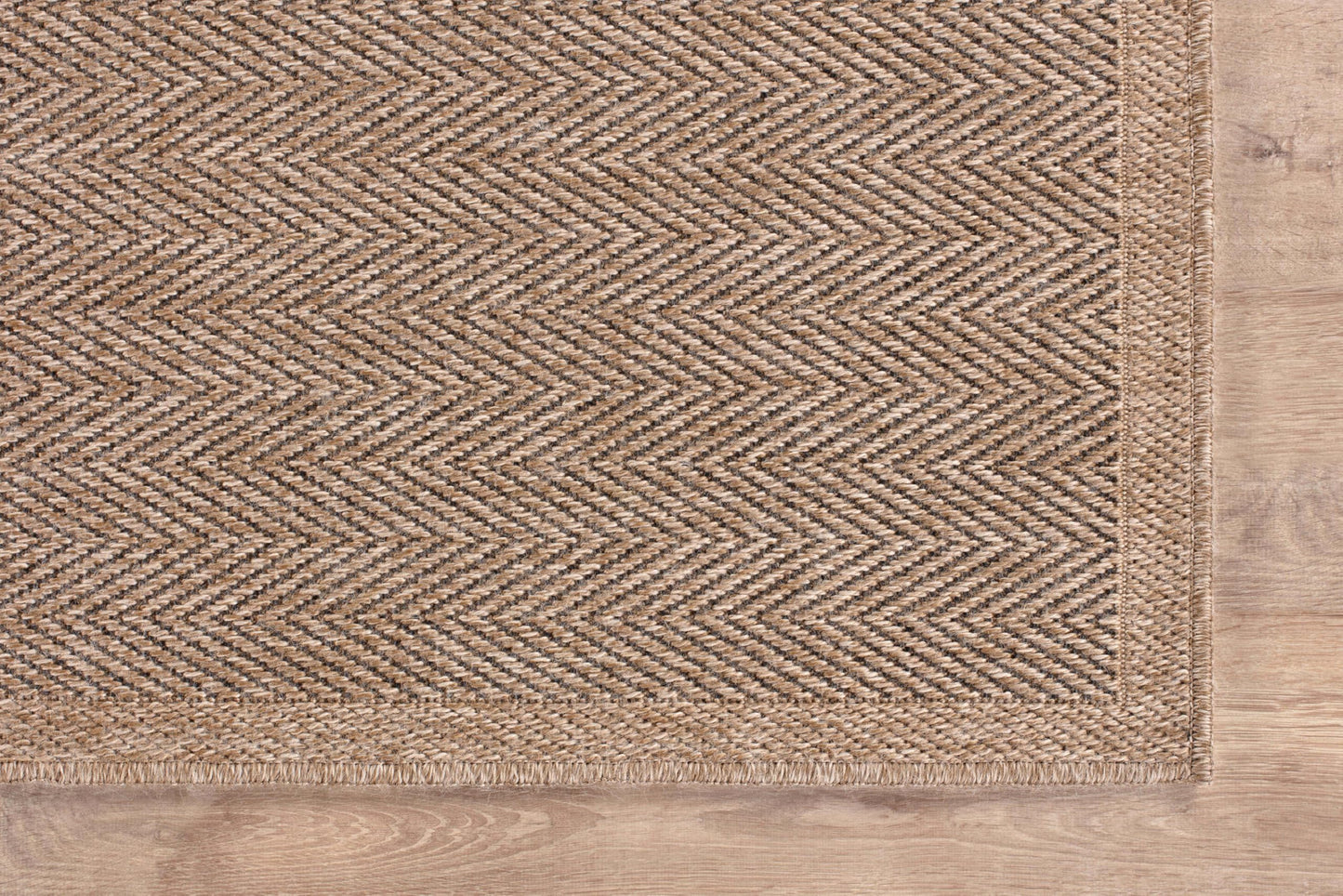 CAMILSON Easy Jute Rug 6x9, Indoor Outdoor Natural Color Fiber Area Rugs for Living Room Patio and Bedroom Rug Herringbone Seagrass Woven Design Easy-Cleaning, Washable Outside Carpet Alfombras 6 x 9
