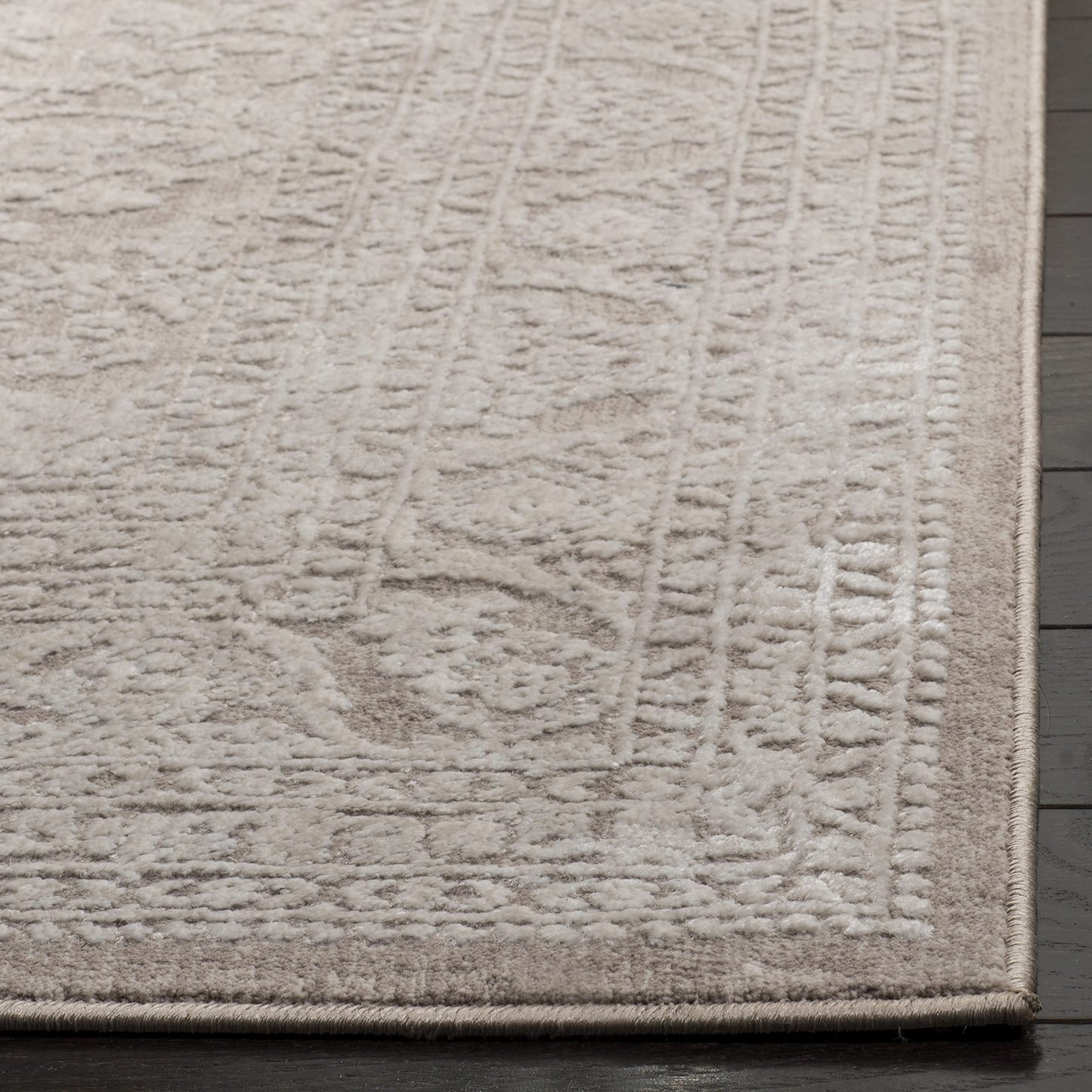 SAFAVIEH Area Rug 9x12 - Reflection Collection - Large - Beige & Cream, Non-Shedding & Easy Cleaning, Ideal for Living Room, Bedroom, Dining Space (RFT668A)