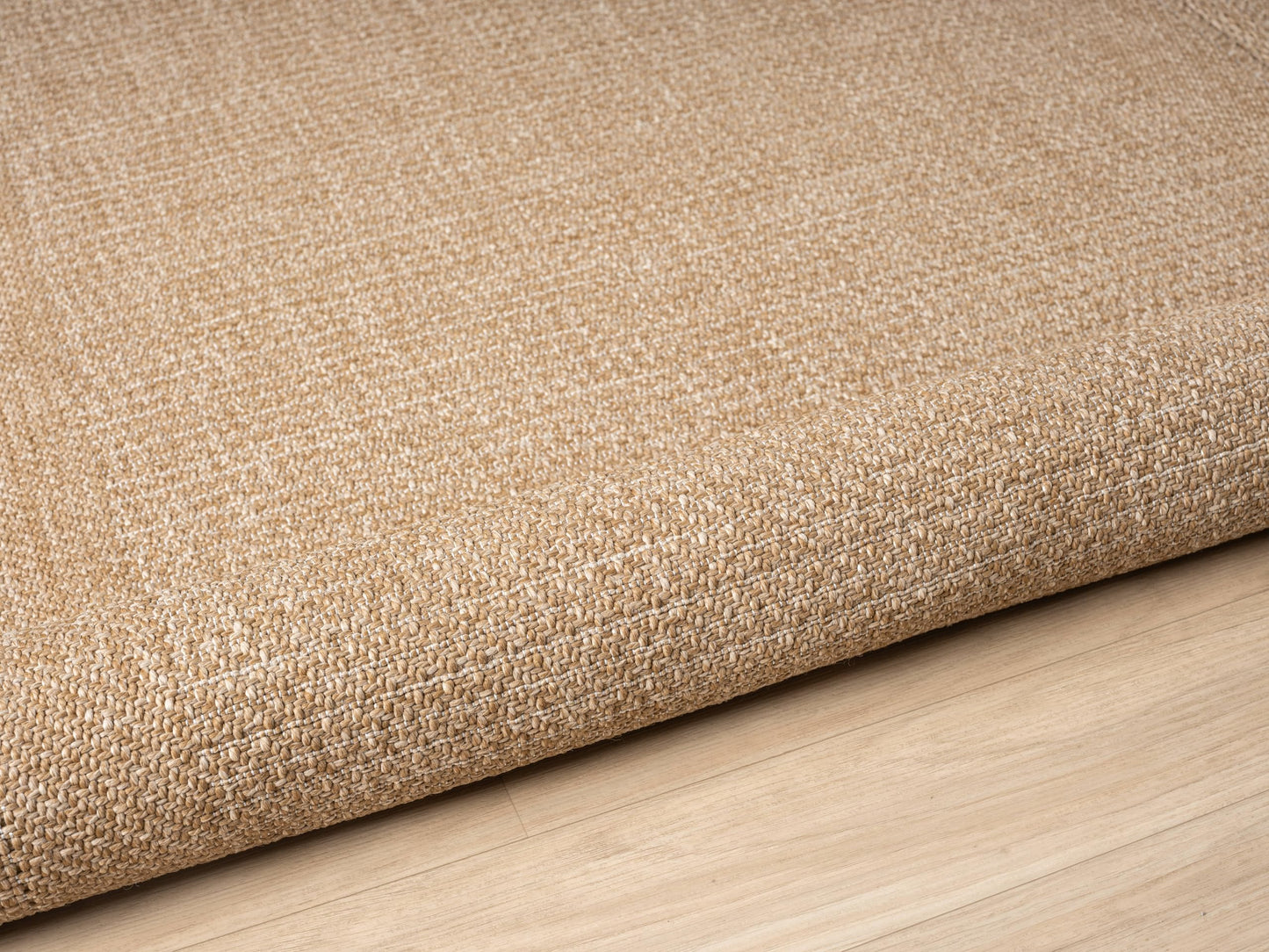RUGGERRUGS Berry Easy Jute Indoor Outdoor Rug, 8x10 Neutral Bordered Jute Look, Weather Resistant, Easy Care, Lightweight Outdoor Farmhouse Carpet for Patio, Porch, Living Room(8' x 10', Natural)