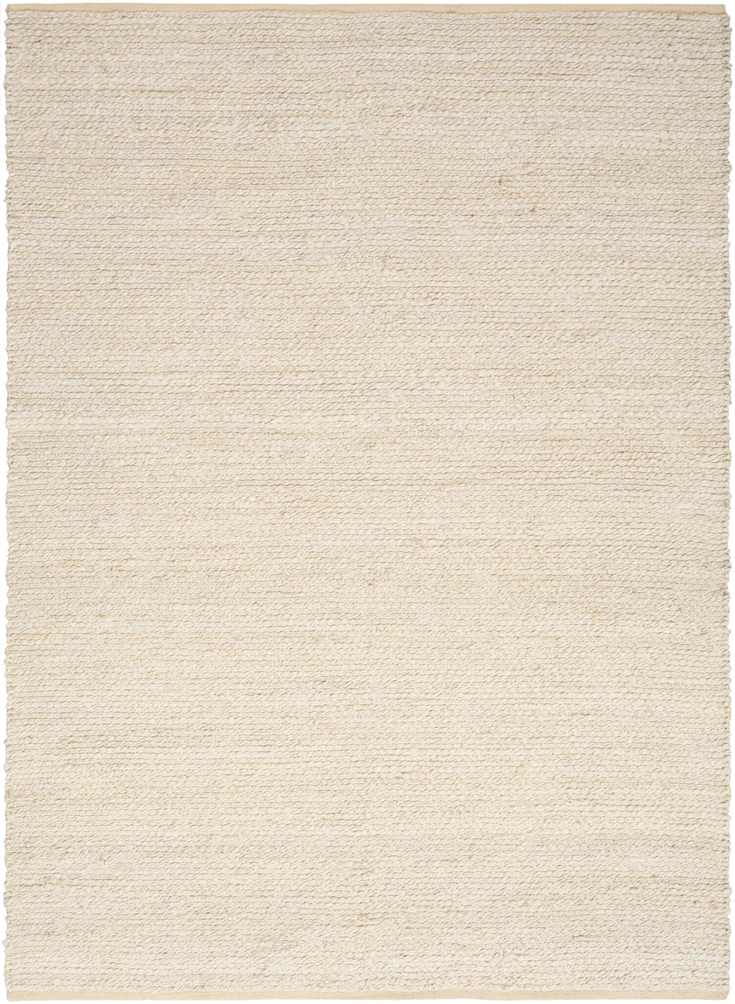 Nourison Home Natural Jute Ivory 5' x 7' Area Rug - Easy Clean, Non Shedding, Bed Room, Living Room, Dining Room, Kitchen (5' x 7')