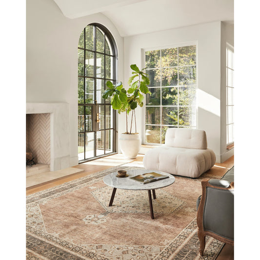 Livabliss x Becki Owens Lila Medallion Area Rug , 5'3" x 7', Tan