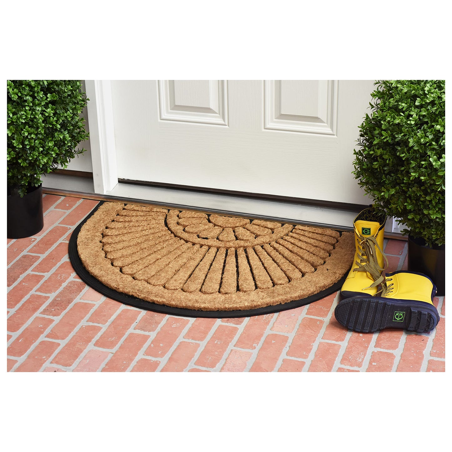 Calloway Mills Shell Coir and Rubber Heavy-Duty Over-Sized Doormat (30 x 48)