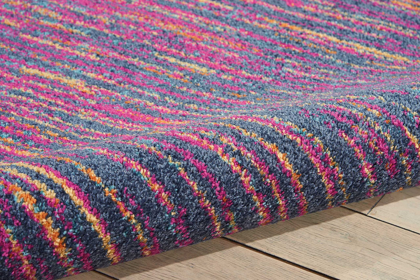 Nourison Home Passion Multicolor 6'7" x 9'6" Area Rug - Easy Clean, Non Shedding, Bed Room, Living Room, Dining Room, Kitchen (7' x 10')