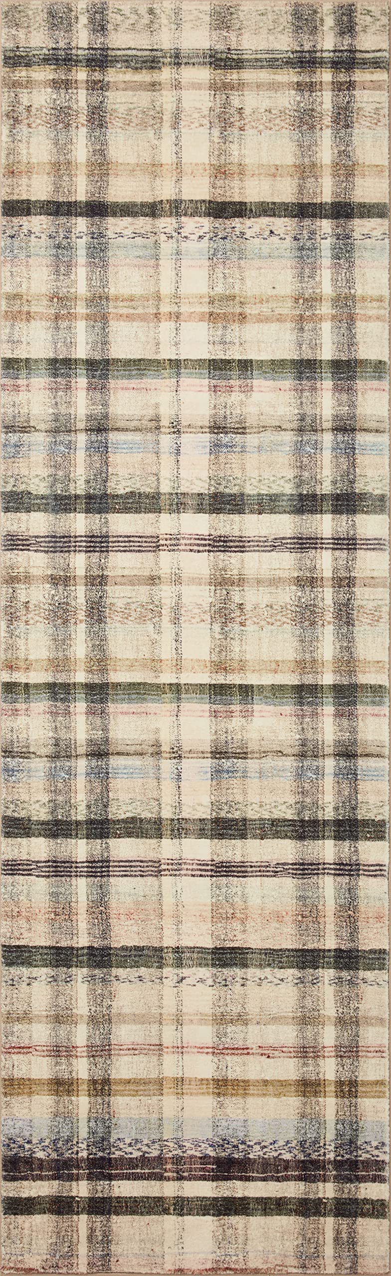 Loloi Chris Loves Julia Humphrey Collection HUM-02 Ivory/Multi 8'-3'' x 11'-3'' .38" Pile Height, Area Rug feat. CloudPile