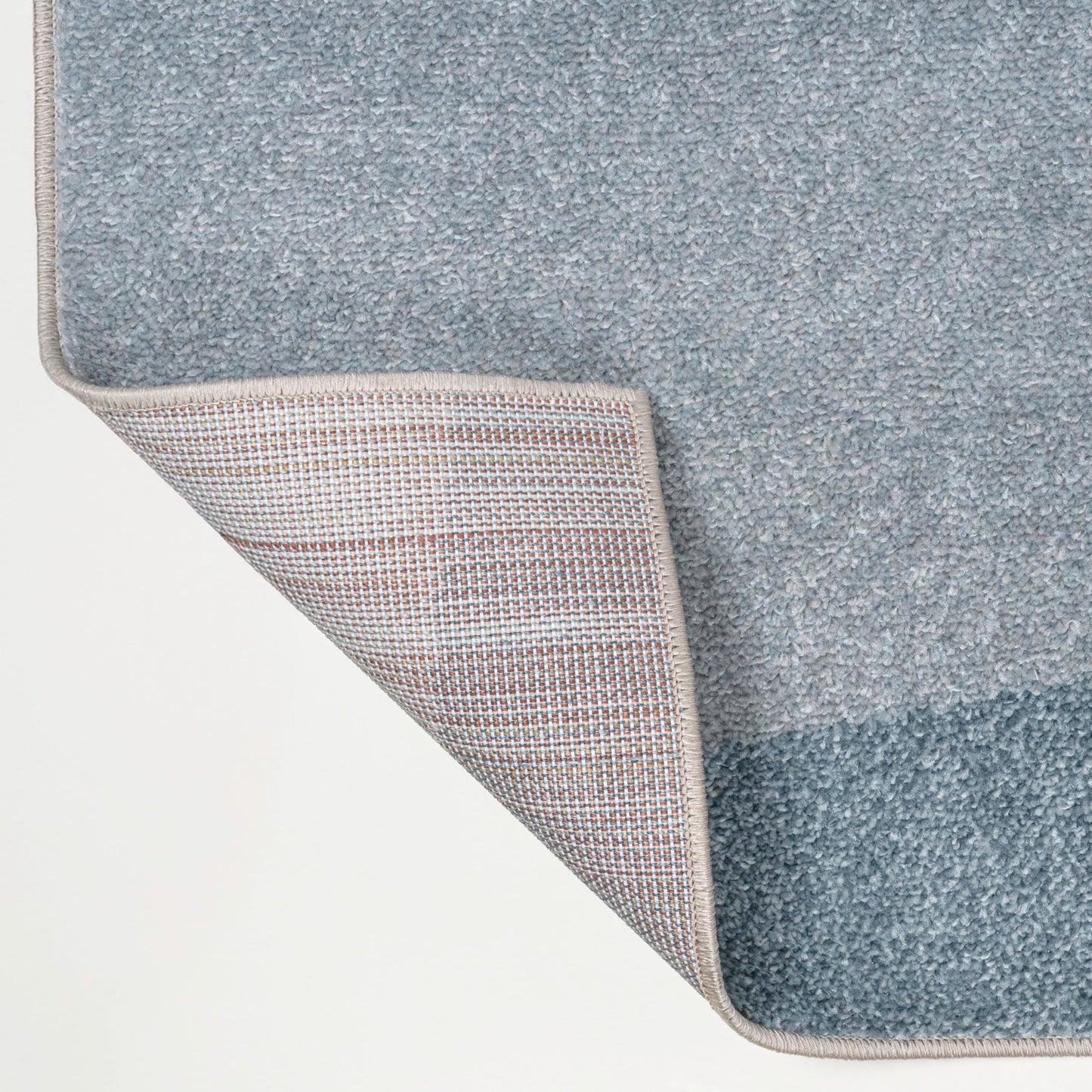 JONATHAN Y Prism Geometric Striped Runner Rug 2x8, Blue/Cream/Gray, Modern, Coastal, Easy-Cleaning for Living Room, Bedroom, Kitchen, Pet Friendly, Non-Shedding (DZC101D-28)