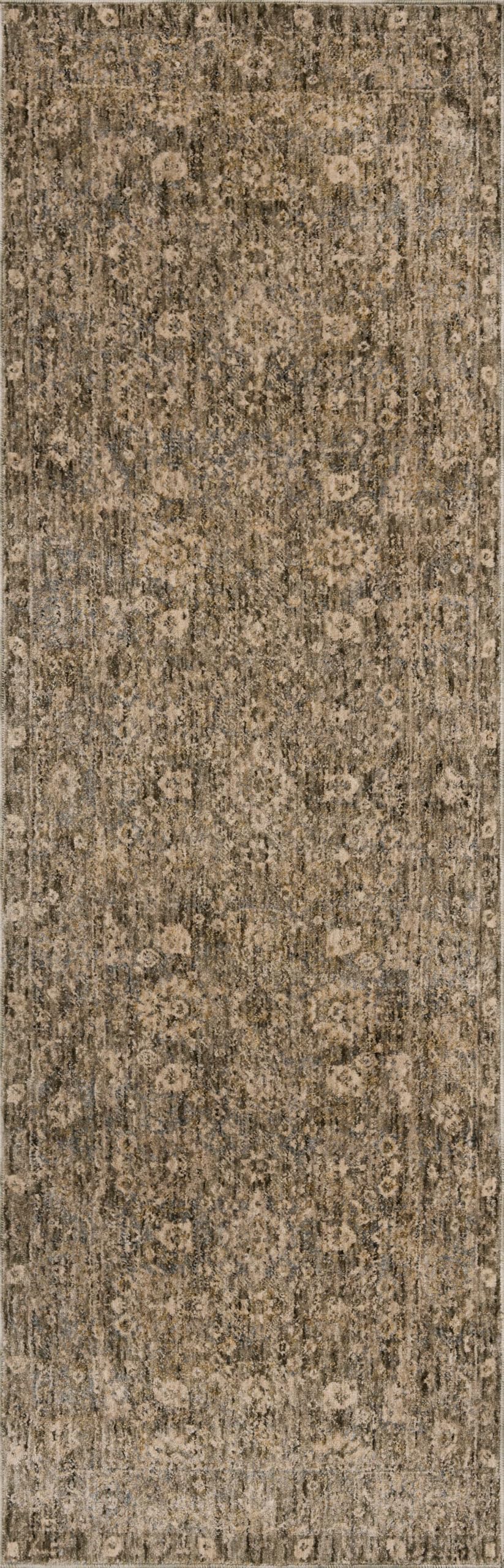 Loloi Magnolia Home by Joanna Gaines Junie Collection JUE-06 Lagoon/Natural 11'-6" x 15'-7", .38" Pile Height, Area Rug
