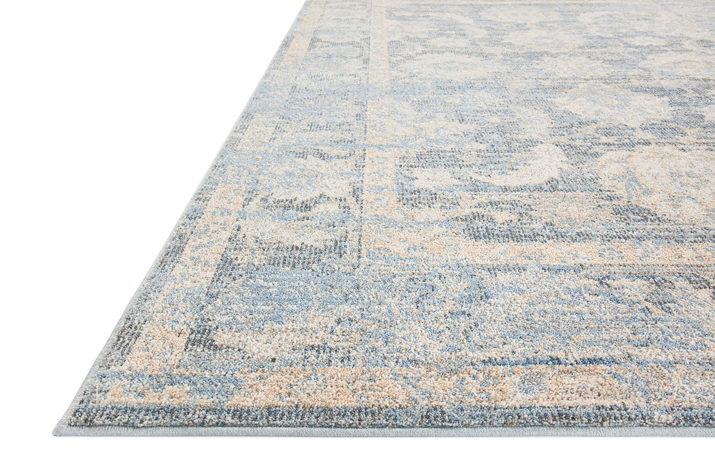Loloi Odette Collection ODT-03 Sky/Beige 6'-7" x 9'-6" Area Rug