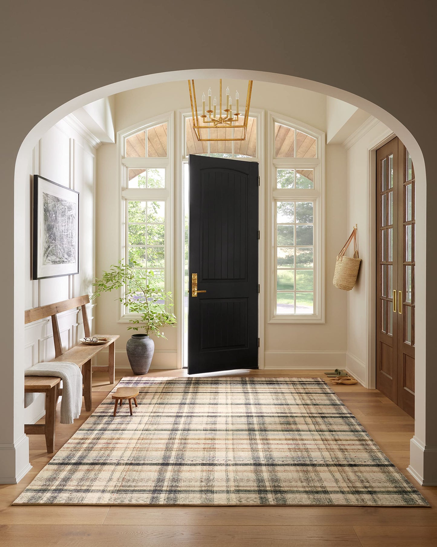 Loloi Chris Loves Julia Humphrey Collection HUM-02 Ivory/Multi 7'-3'' x 9'-3'' .38" Pile Height, Area Rug feat. CloudPile