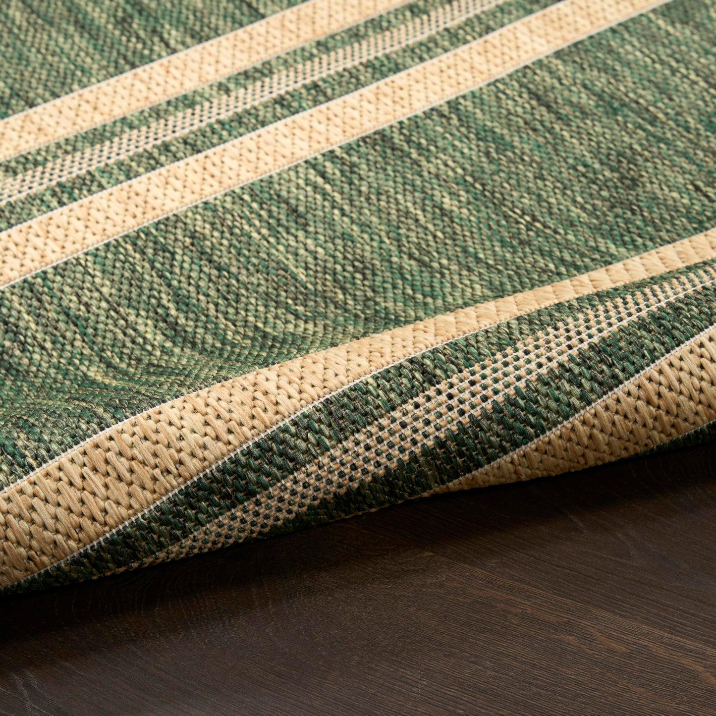 Nourison Home Horizon Indoor/Outdoor Green 8' x 10' Area Rug - Easy Clean, Non Shedding, Bed Room, Living Room, Dining Room, Kitchen (8' x 10')