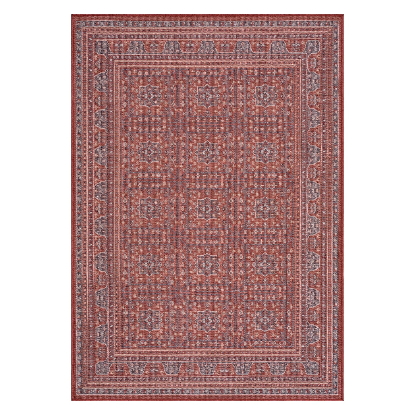 Loom&Crate 8x10 Outdoor Rug - Pet & Kid Friendly, Versatile for Patio, Deck, Backyard, Indoor & Outdoor Areas, Size: 7'7" x 10'