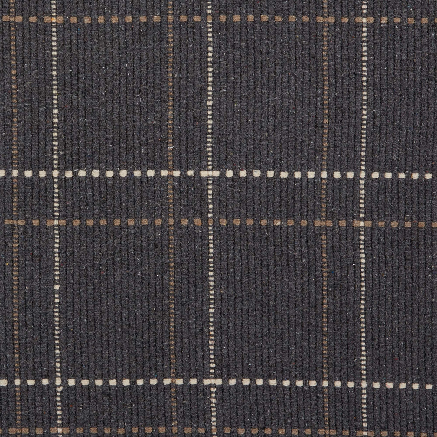 DII Woven Rugs Collection Recycled Yarn, Reversible, 2x3' Area Rug Set, Mineral Plaid, 2 Piece