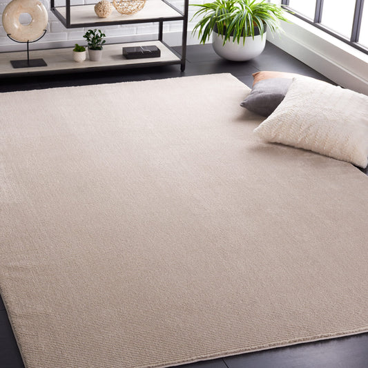 SAFAVIEH Area Rug 8x10 - Revive Collection - Large - Beige, Solid Pattern, Non-Shedding & Easy Cleaning, Ideal for Living Room, Bedroom, Office, Dining Space (REV102B)