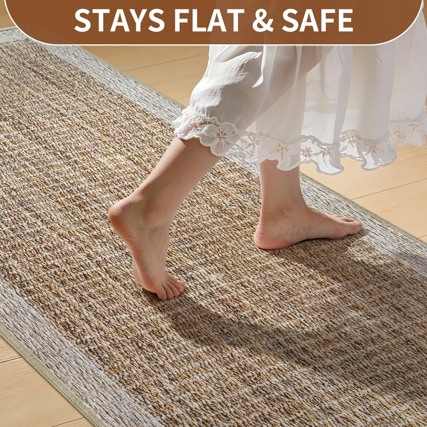 QiCaiJia Front Door Mat 2x3, Non-Slip Indoor Mat Entrance, Washable Doormat for Front Indoor Entryway, Soft Low Pile Entryway Rug